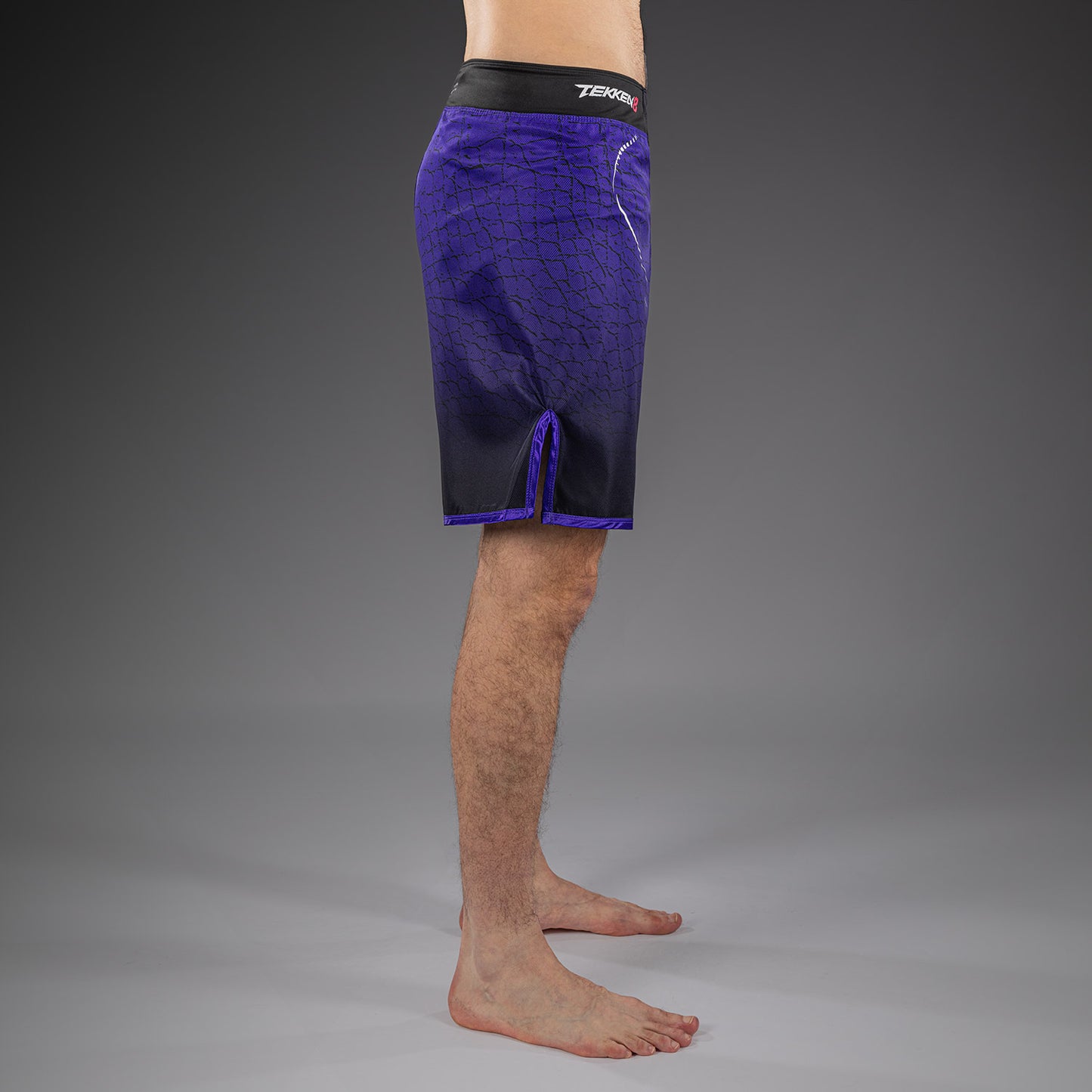 Venum x TEKKEN 8 Fight Shorts - Kazuya - Black/Purple