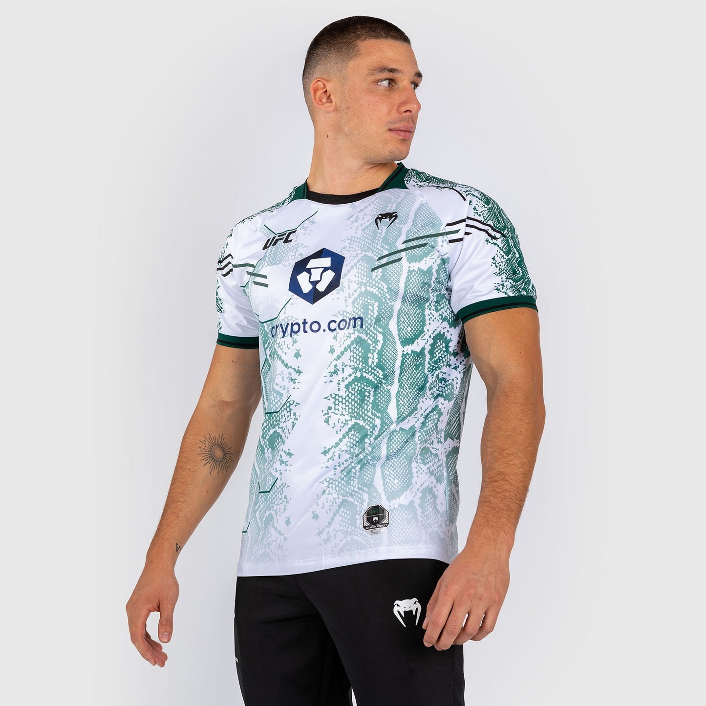 UFC Adrenaline by Venum Authentic Fight Night Men’s Jersey - Emerald Edition - White/Green