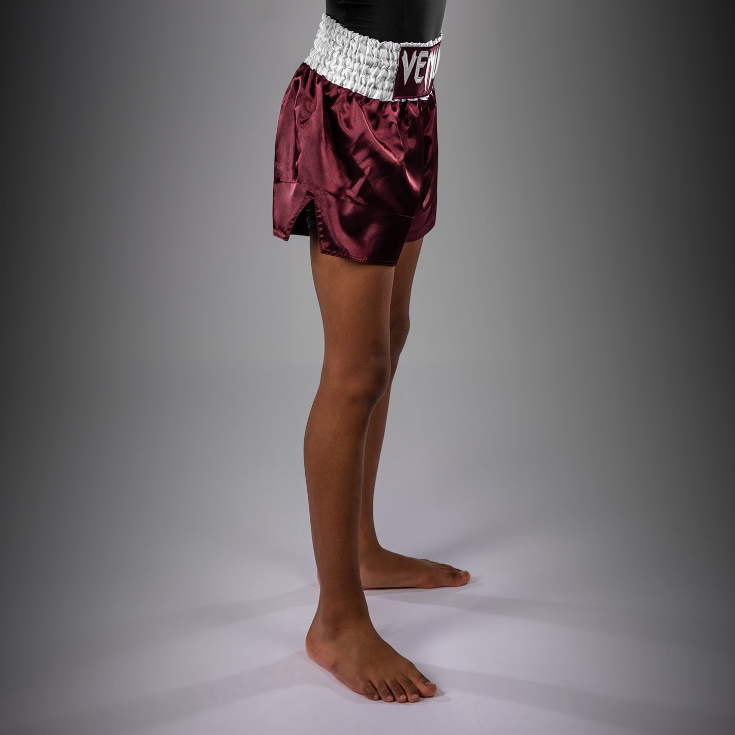 Venum Classic Muay Thai Shorts for Kids - Burgundy  product-type_Muay Thai Shorts Venum
