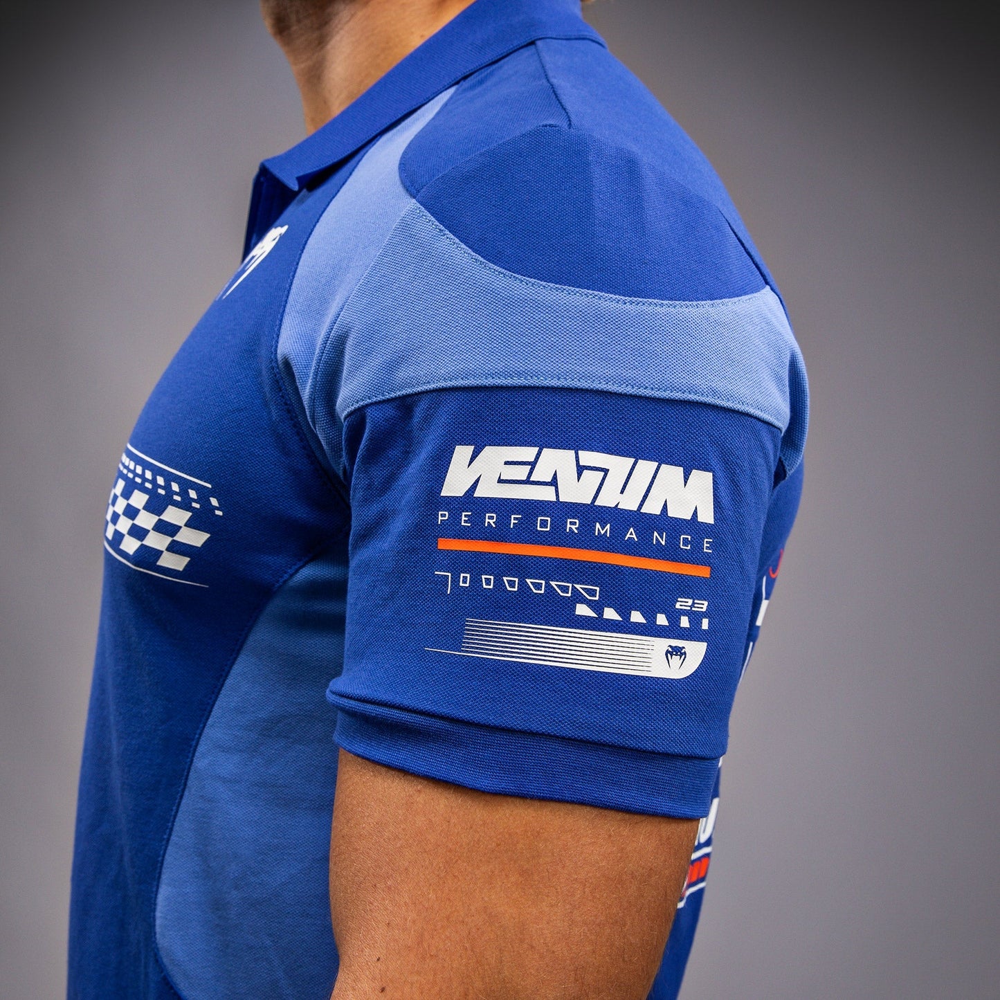 Venum Motorsport Cotton Polo - Royal Blue