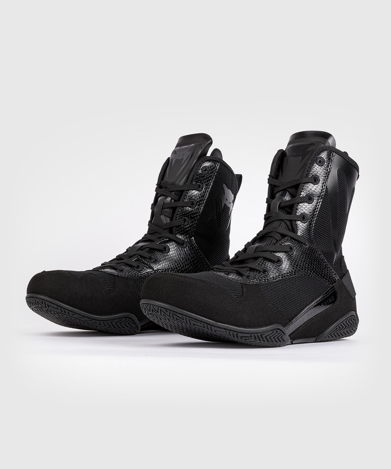 Venum Elite Boxing Shoes - Black/Beige - Venum