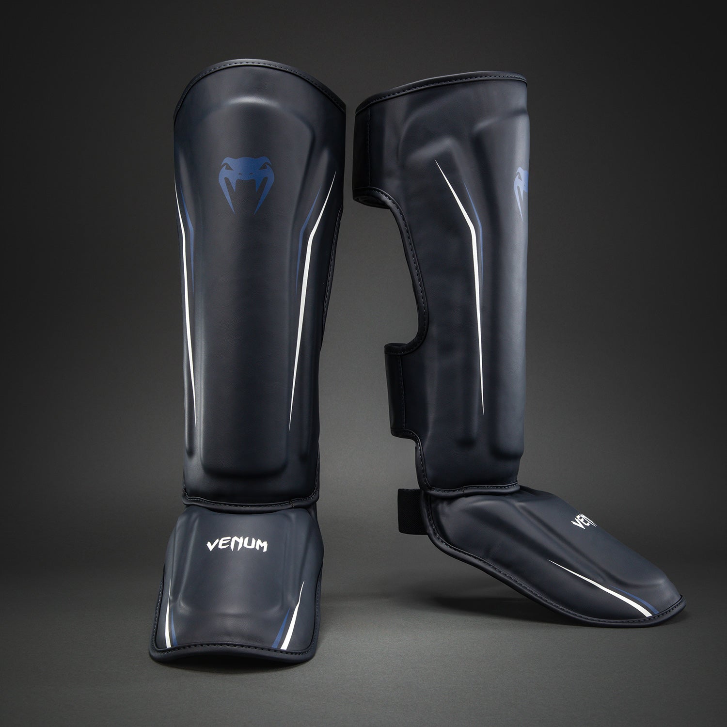 Venum G-Core Shin Guards - Navy Blue/White  product-type_Shin guards Venum