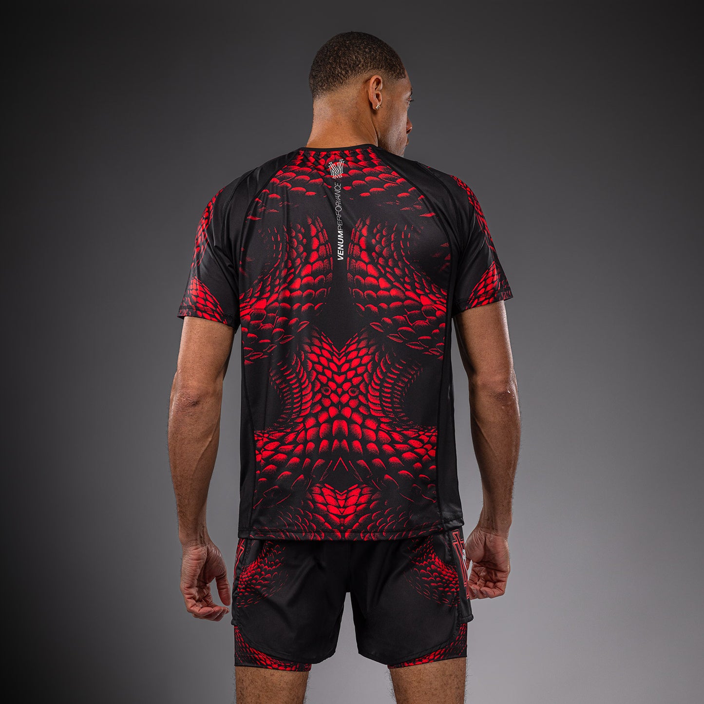 Venum Matupa Dry Tech T-Shirt - Black/Red/Silver