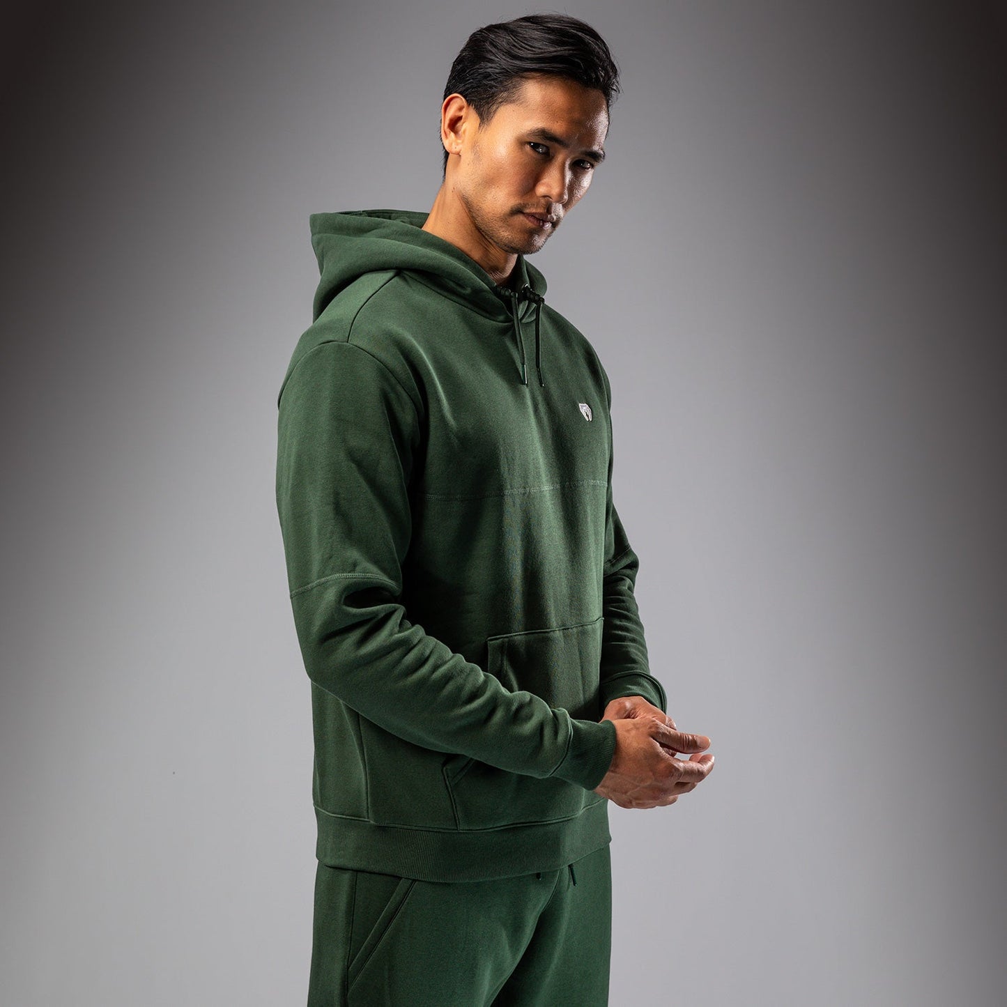 Venum Silent Power Hoodie - Forest Green