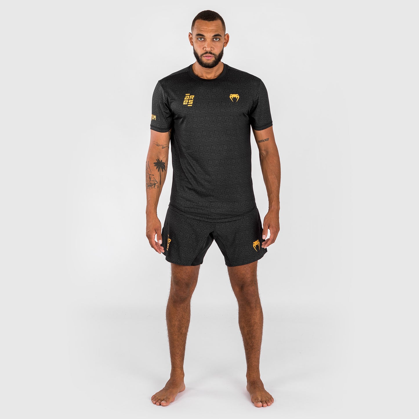 Venum x Ares Men’s Dry-Tech Shirt - Black/Gold