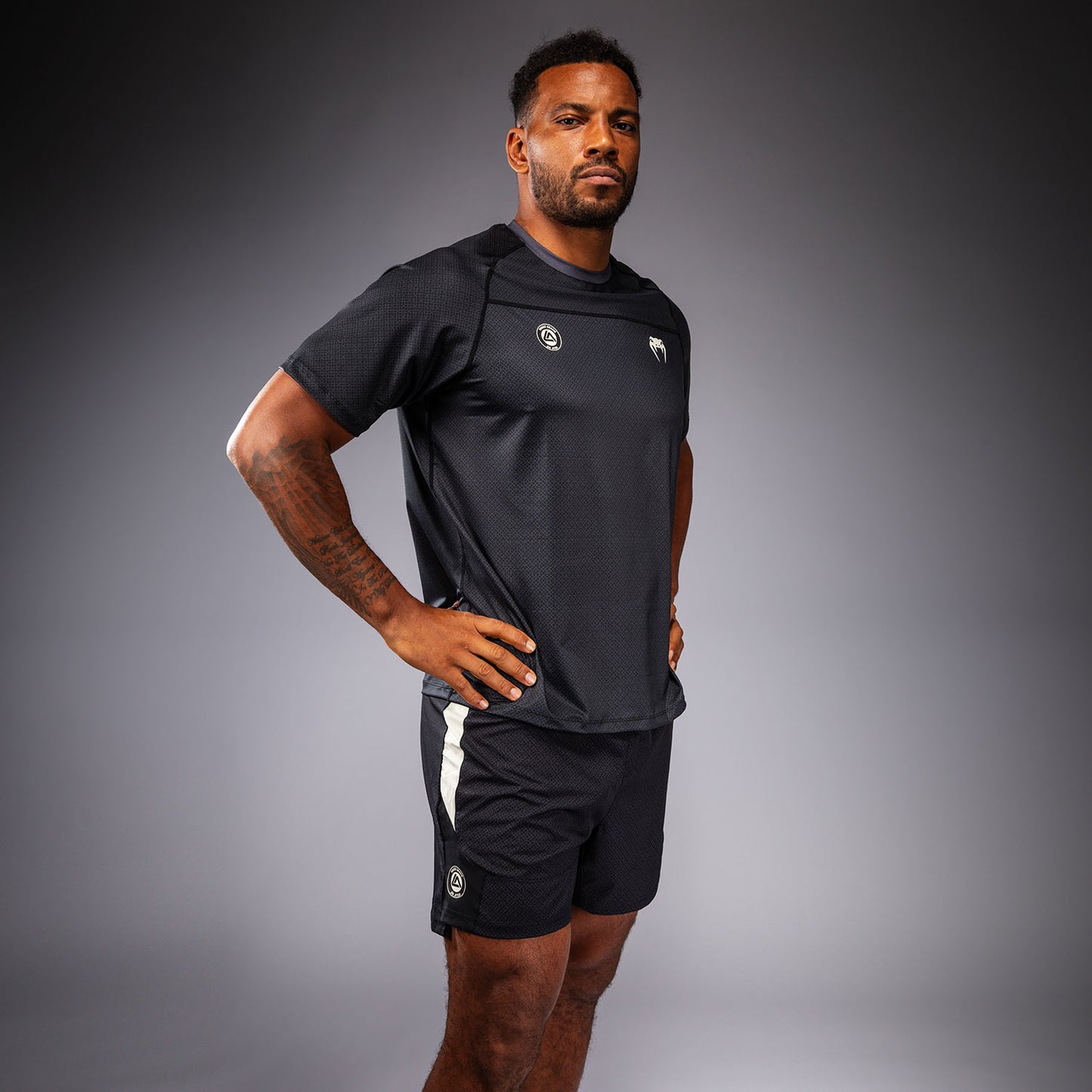 Venum x Roger Gracie Academy Dry Tech T-Shirt - Black