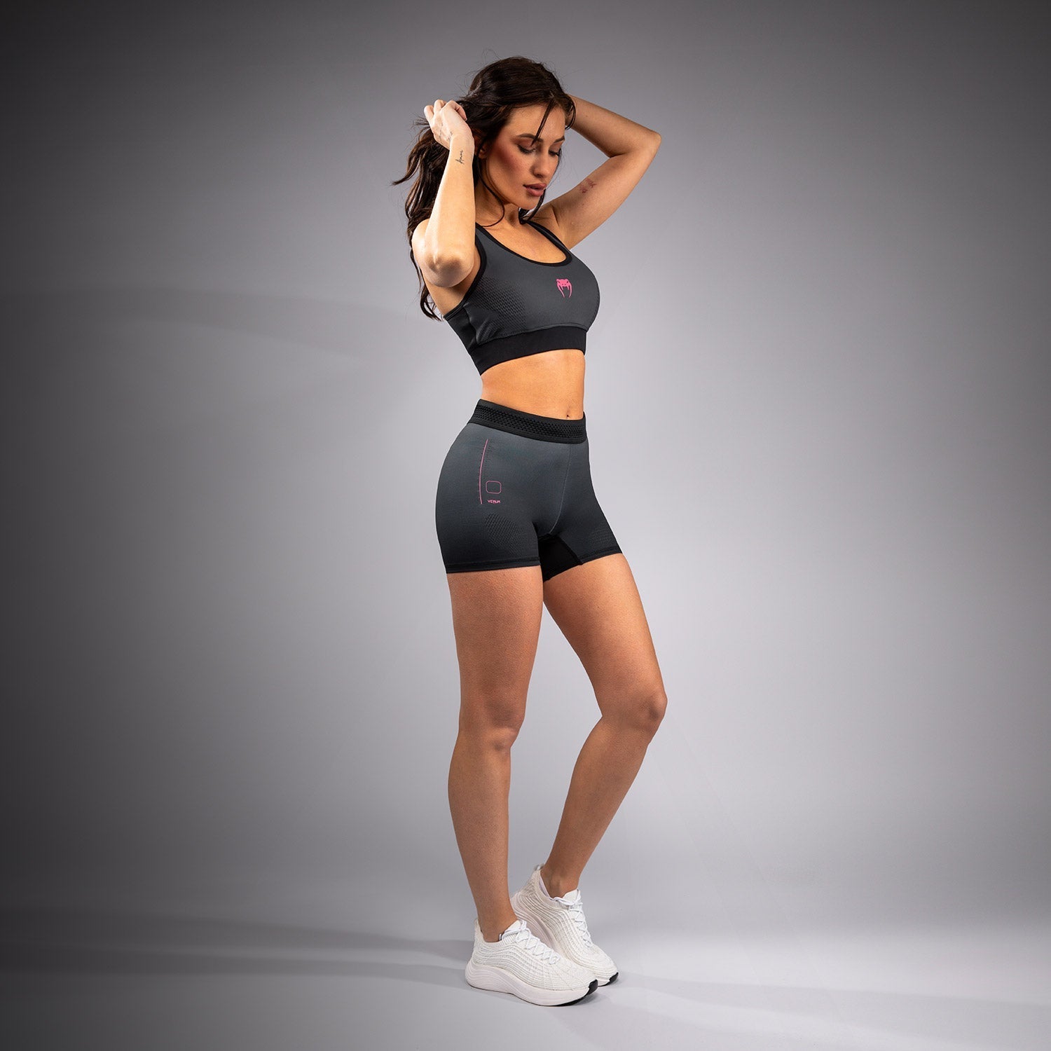 Venum Tactical XT Vale Tudo Shorts - Black/Storm Grey  product-type_Cycling shorts Venum