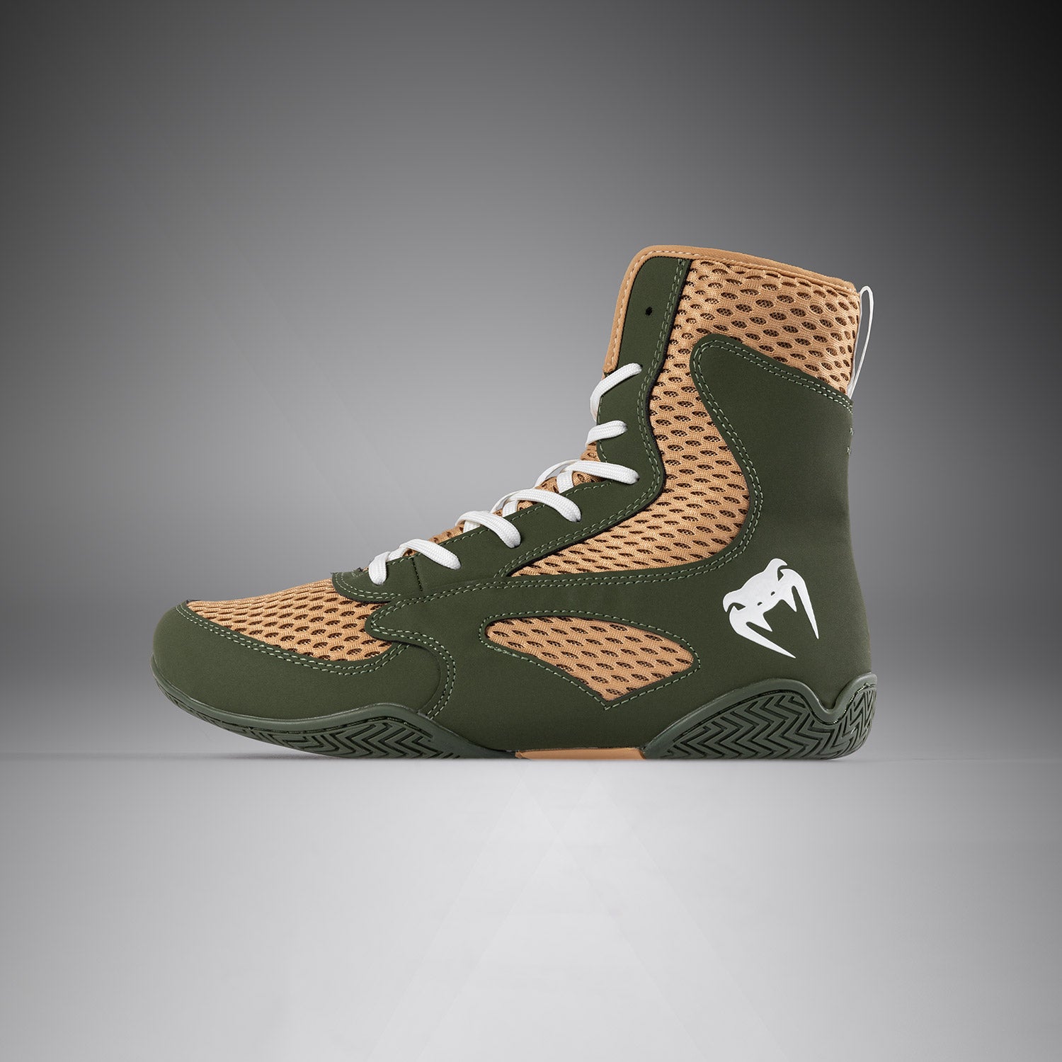 Venum Contender Boxing Shoes - Military Green/Sand - Venum - Venum