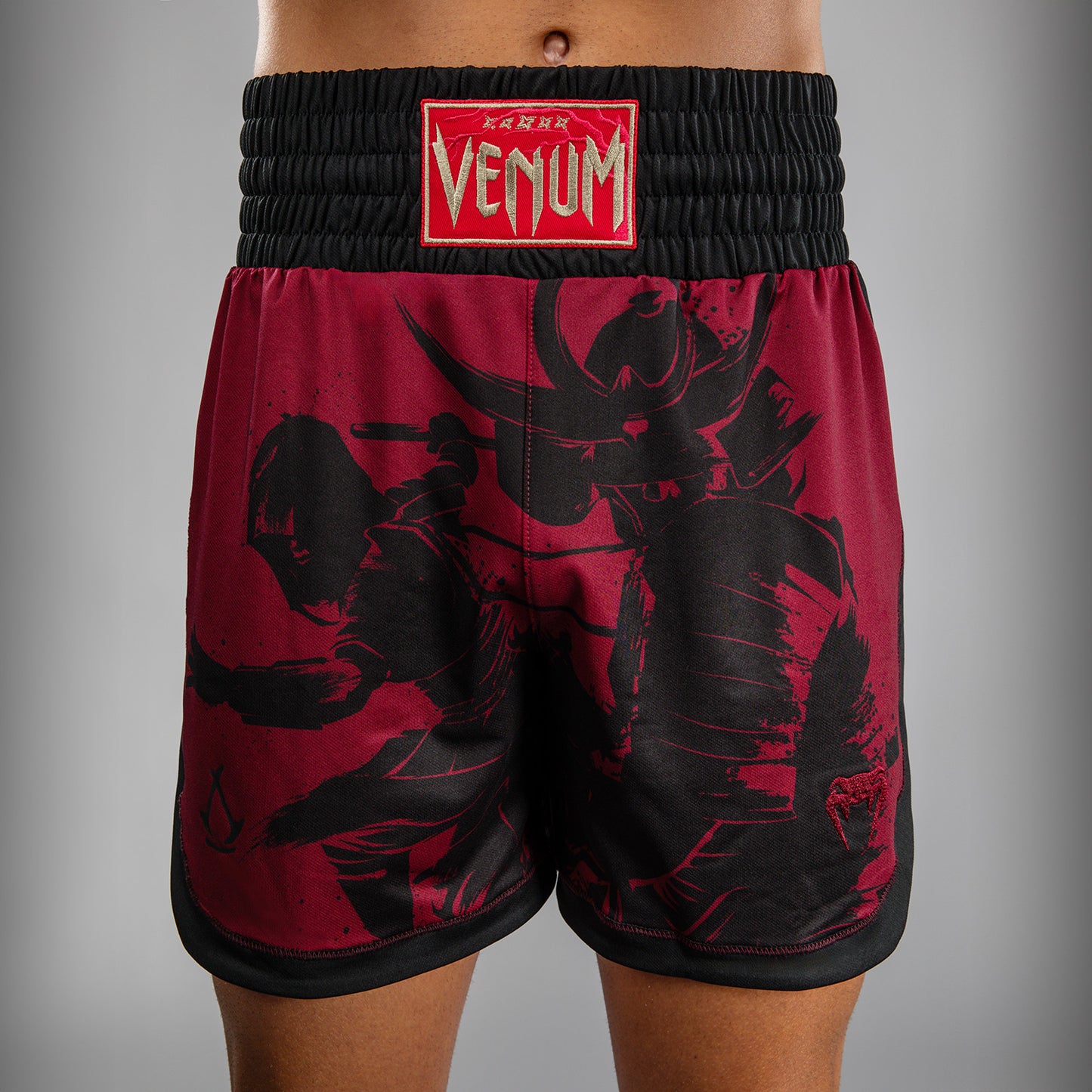 Venum x Assassin’s Creed Shadows Men’s Boxing Shorts - Burgundy/Black