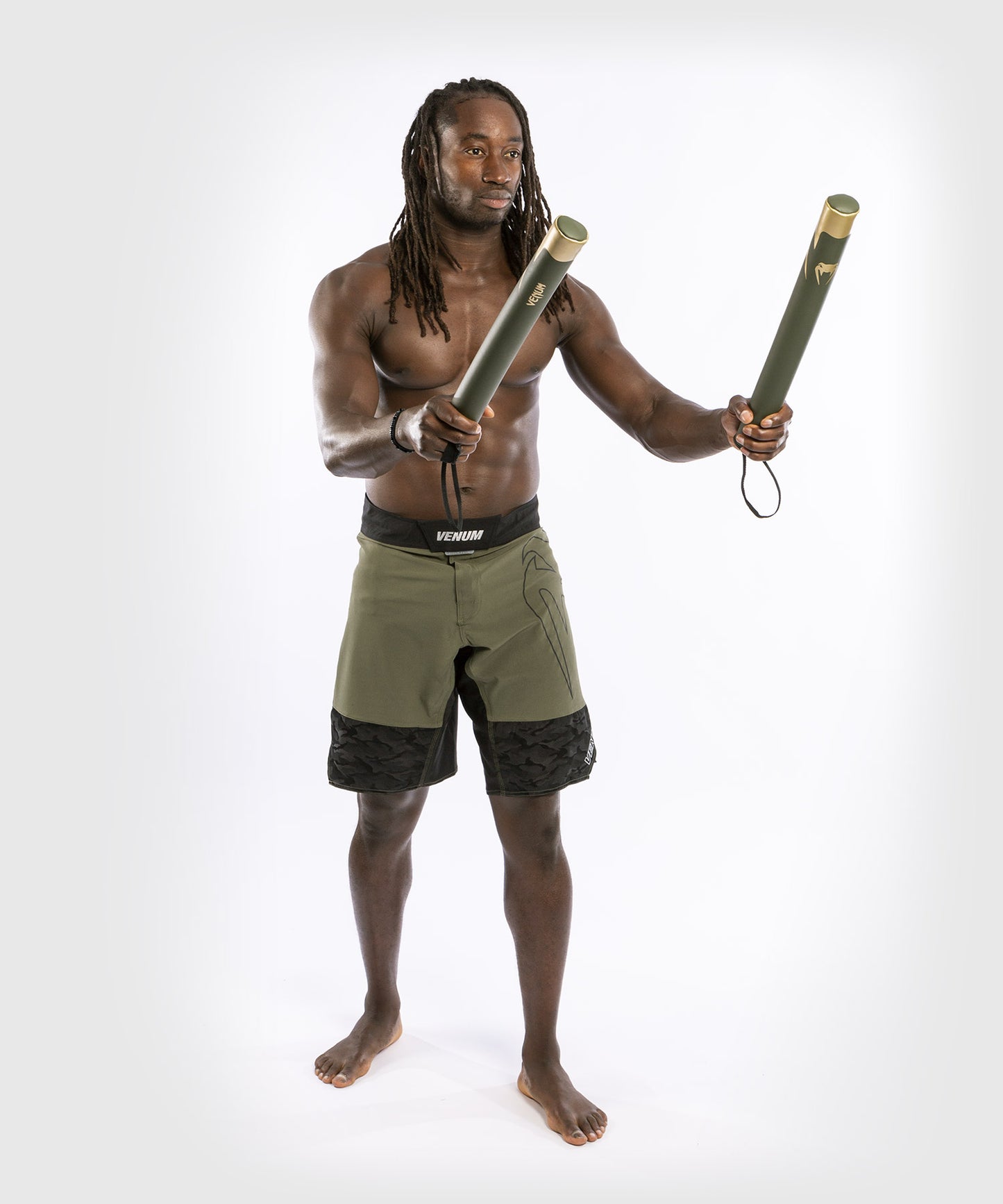 Venum Pro Boxing Sticks (Pair) - Khaki/Gold