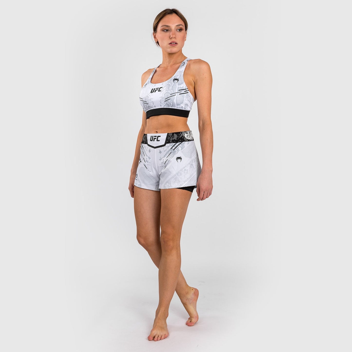UFC Adrenaline by Venum Authentic Fight Night Women’s Fight Short - White