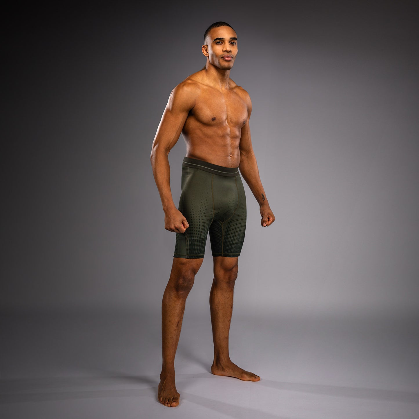 Venum Stealth Vale Tudo Shorts - Khaki/Dark Green  product-type_Compression shorts Venum