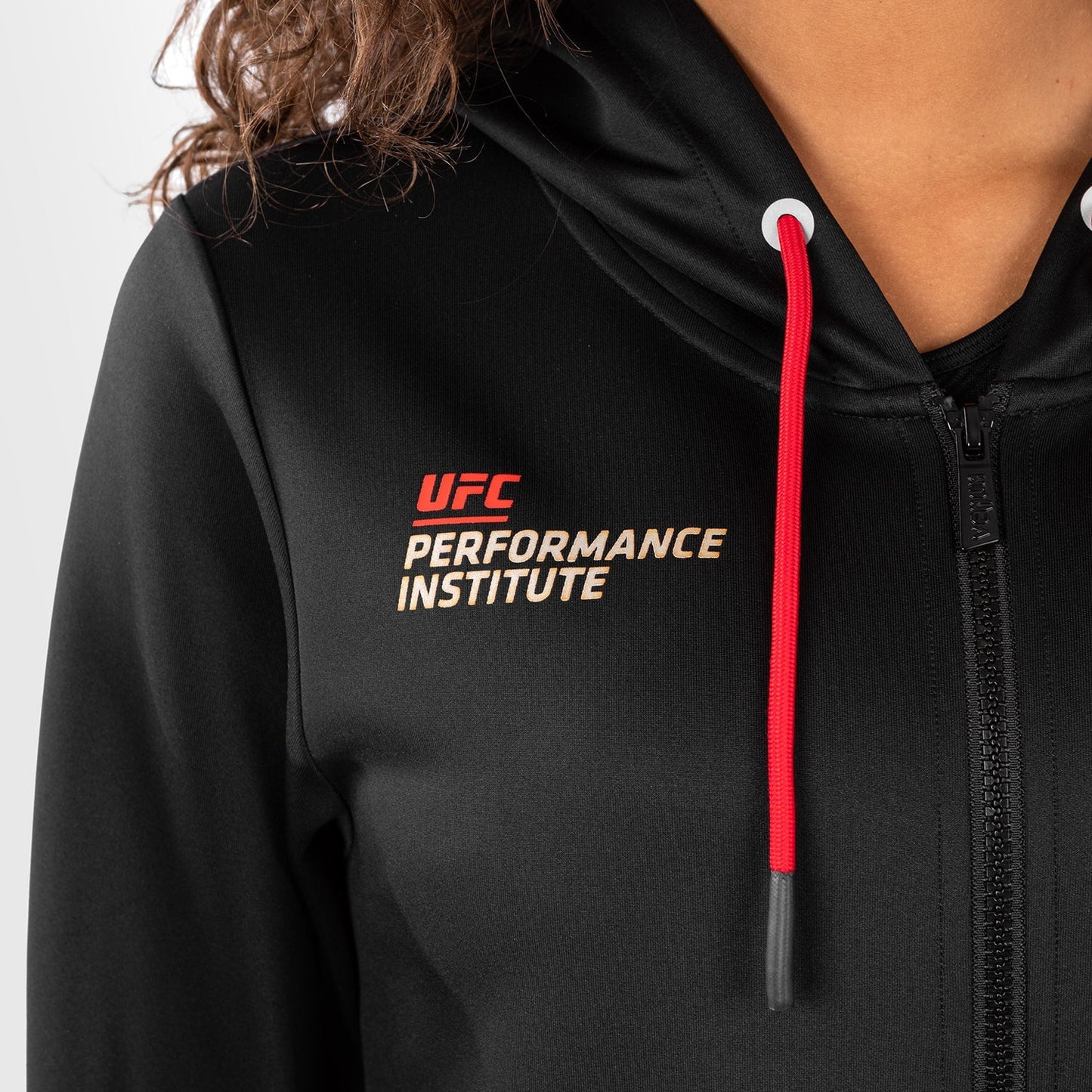 UFC Venum Performance Institute 2.0 Women’s Zip Hoodie - Black/Red