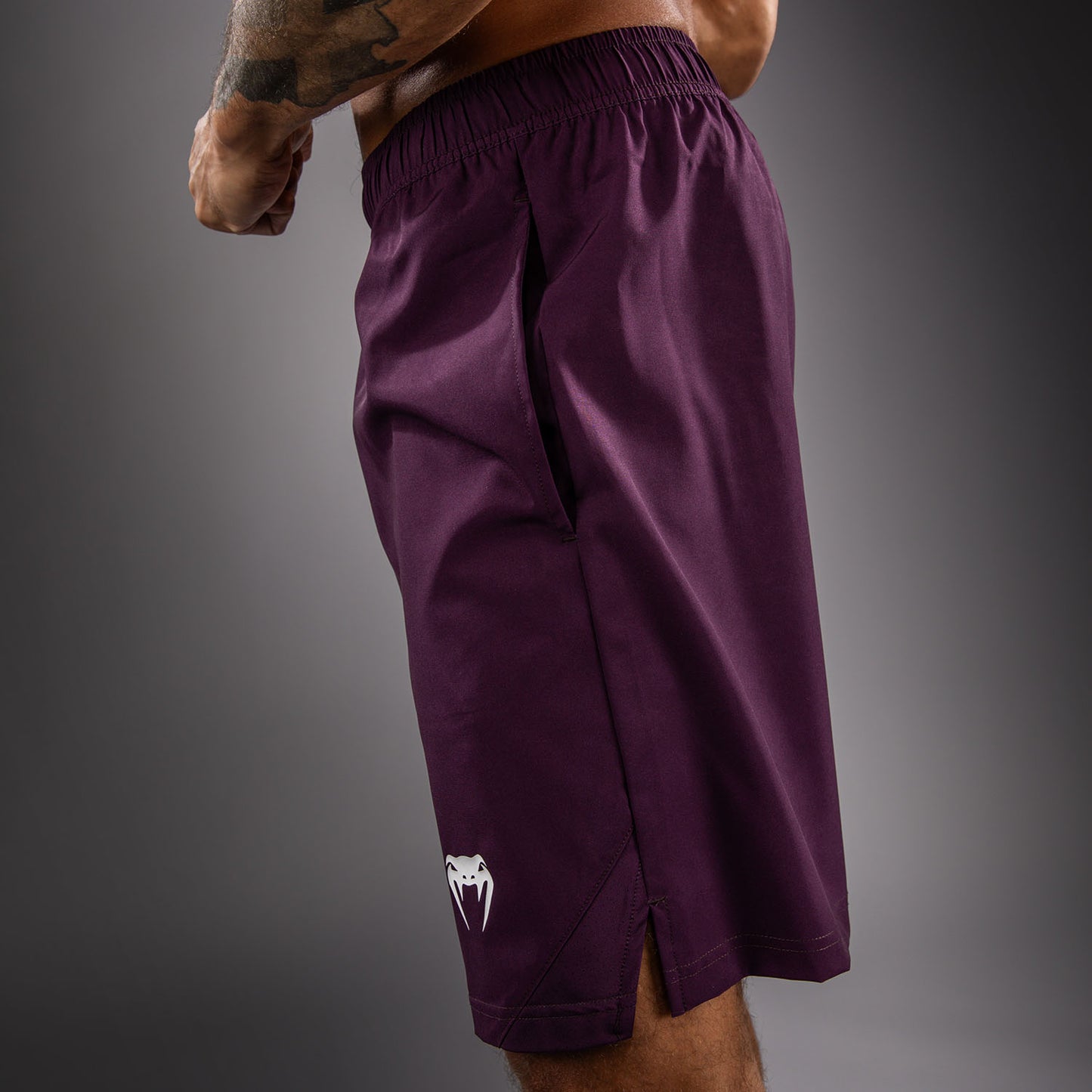 Venum Contender Training Shorts - Dark Purple/ White  product-type_Training shorts Venum