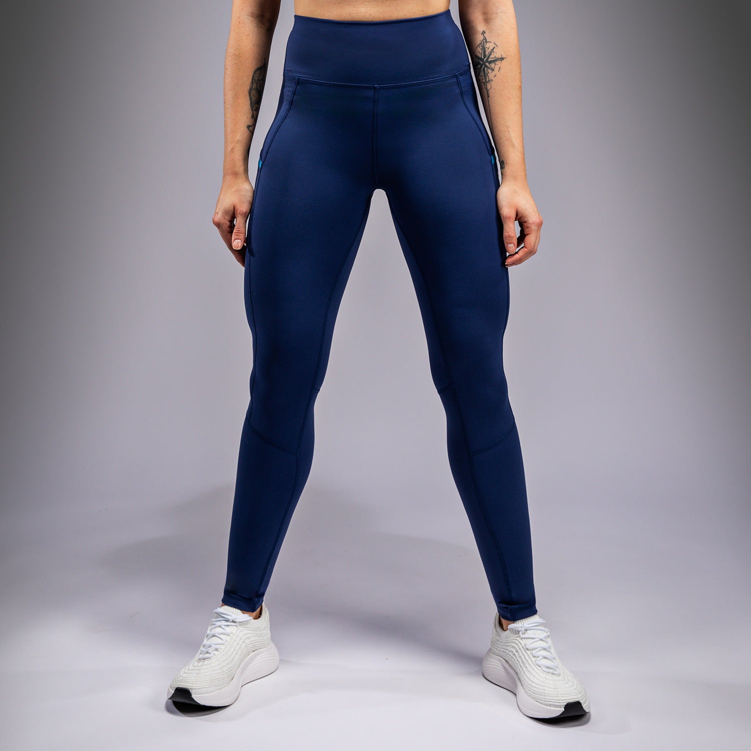 Venum x Top Rank Original Women's Full-Length Leggings Navy Blue