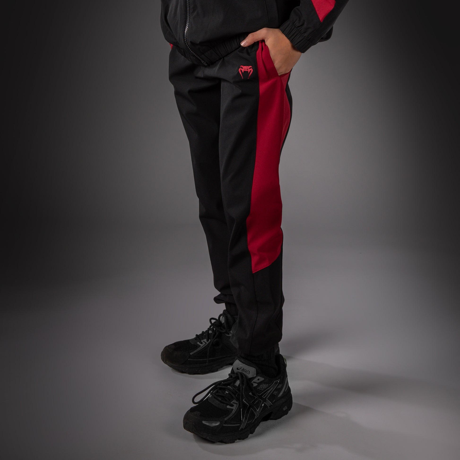 Venum Vectra Kids Joggers - Black/Red  product-type_Jogging Pants Venum