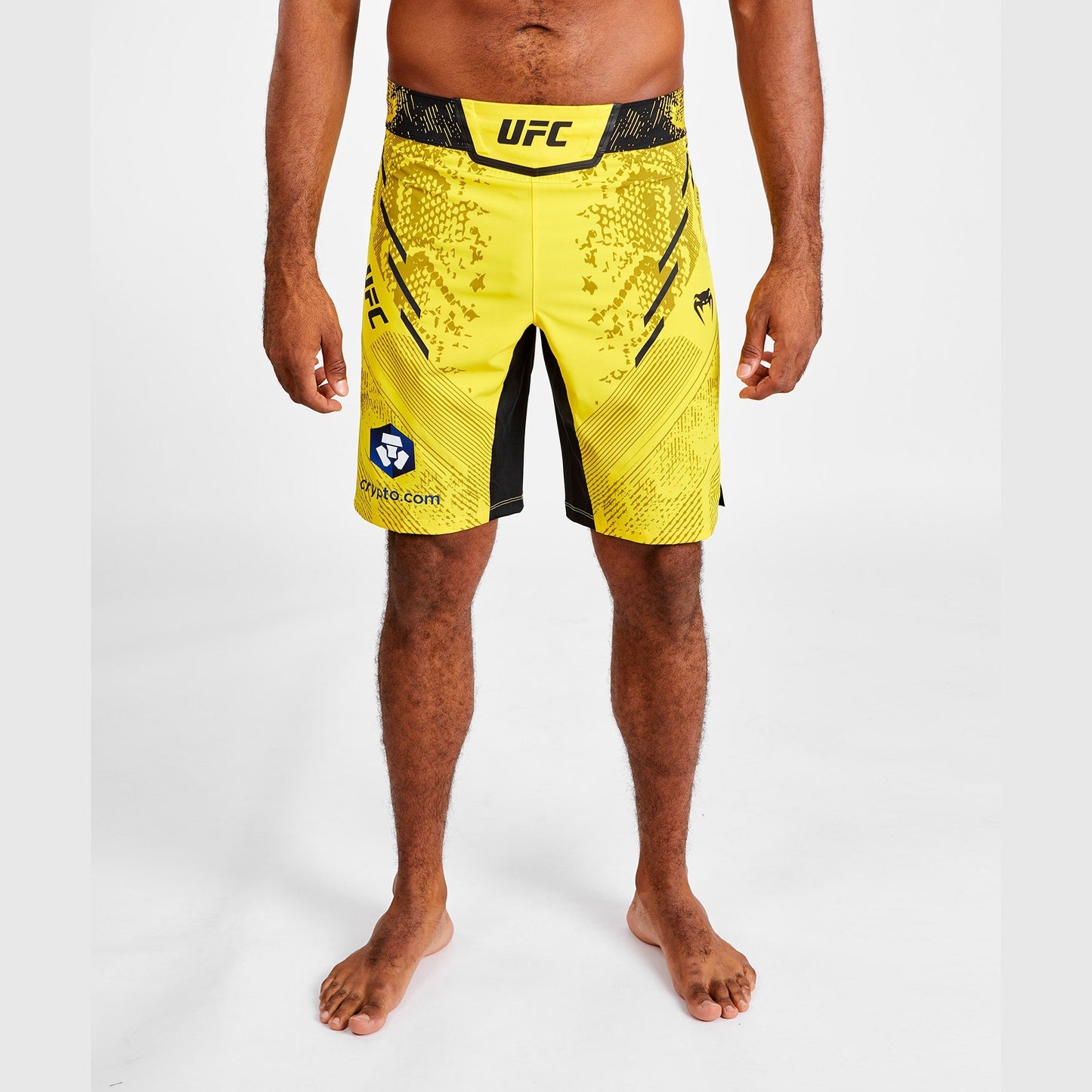 UFC Adrenaline by Venum Authentic Fight Night Men's Fight Short - Long Fit - Yellow