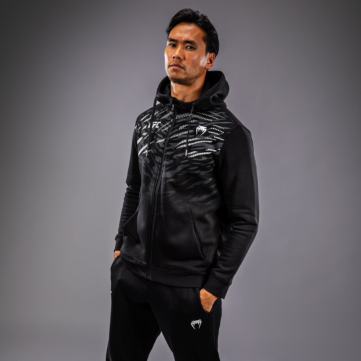 UFC Fusion by Venum Men’s Replica Zip Hoodie - Black