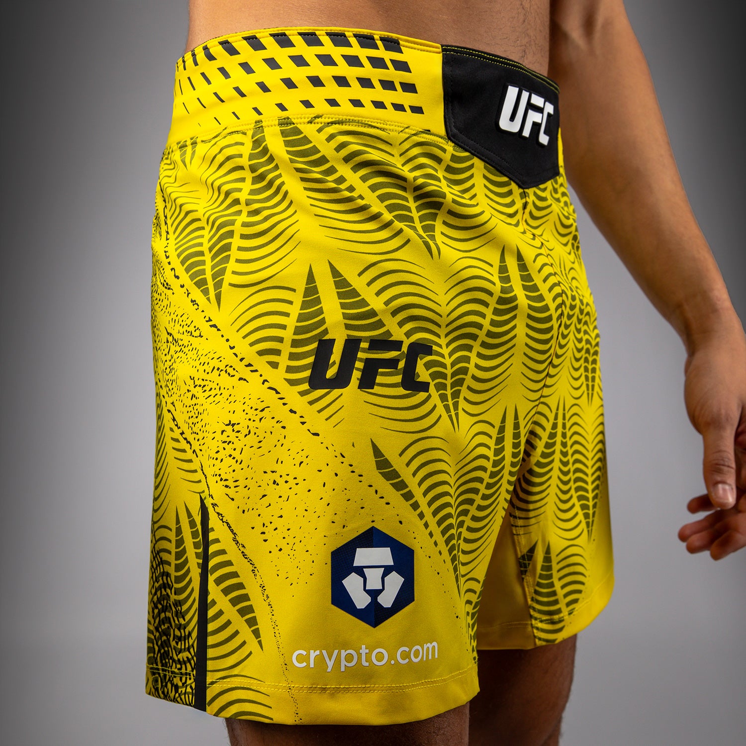 Men's UFC Zenith by Venum Yellow Authentic Fight Night Short Fit