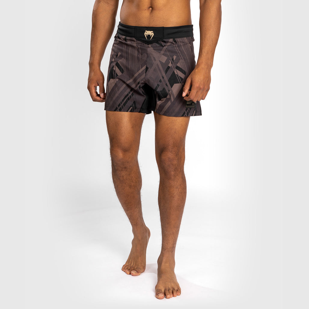 VENUM 【新品タグ付】Tecmo テクモ ラッシュ 白 ショート S Venum Tecmo 2.0 Fightshort - Black/Brown - Venum