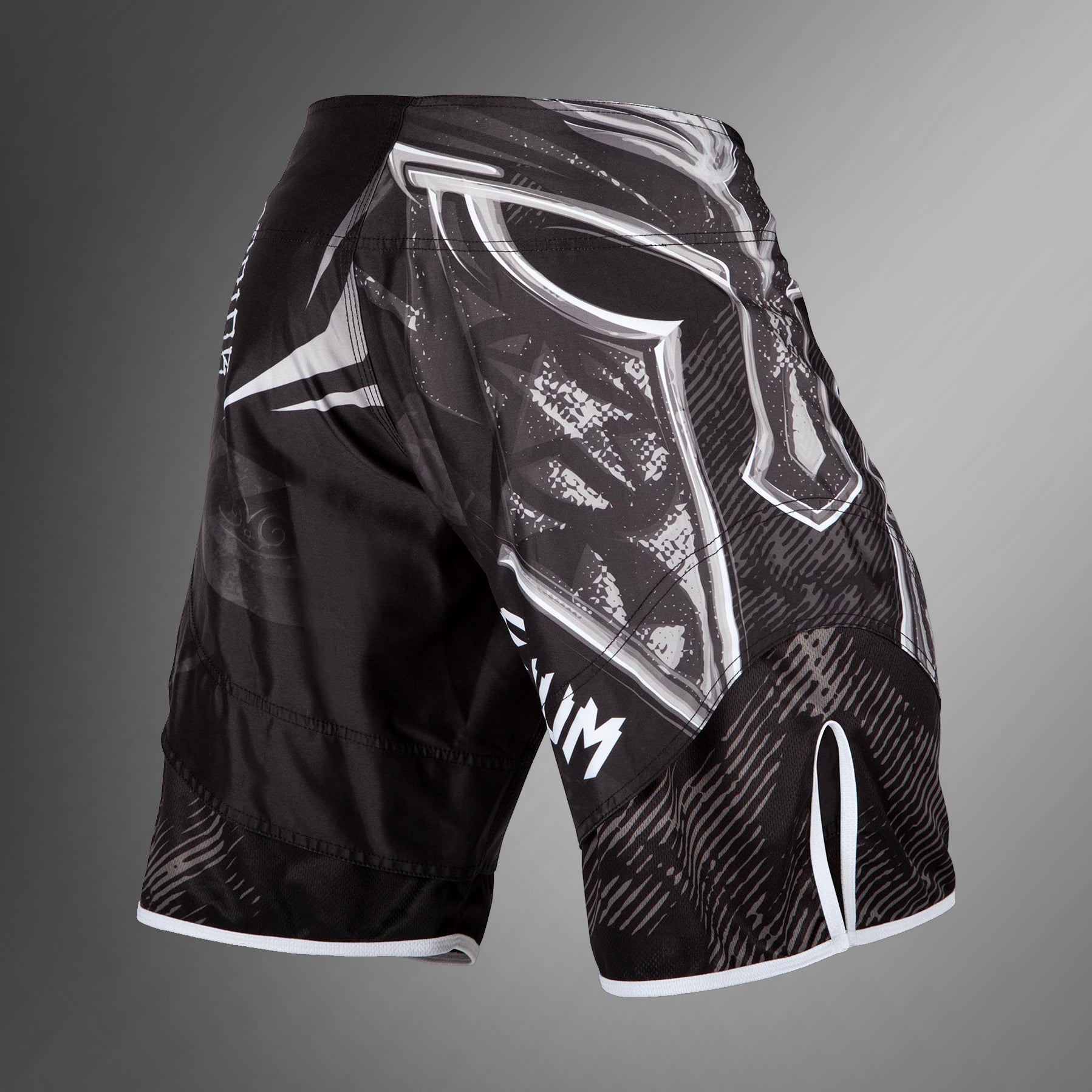 Venum Gladiator 3.0 Fightshorts - Black/White - Venum