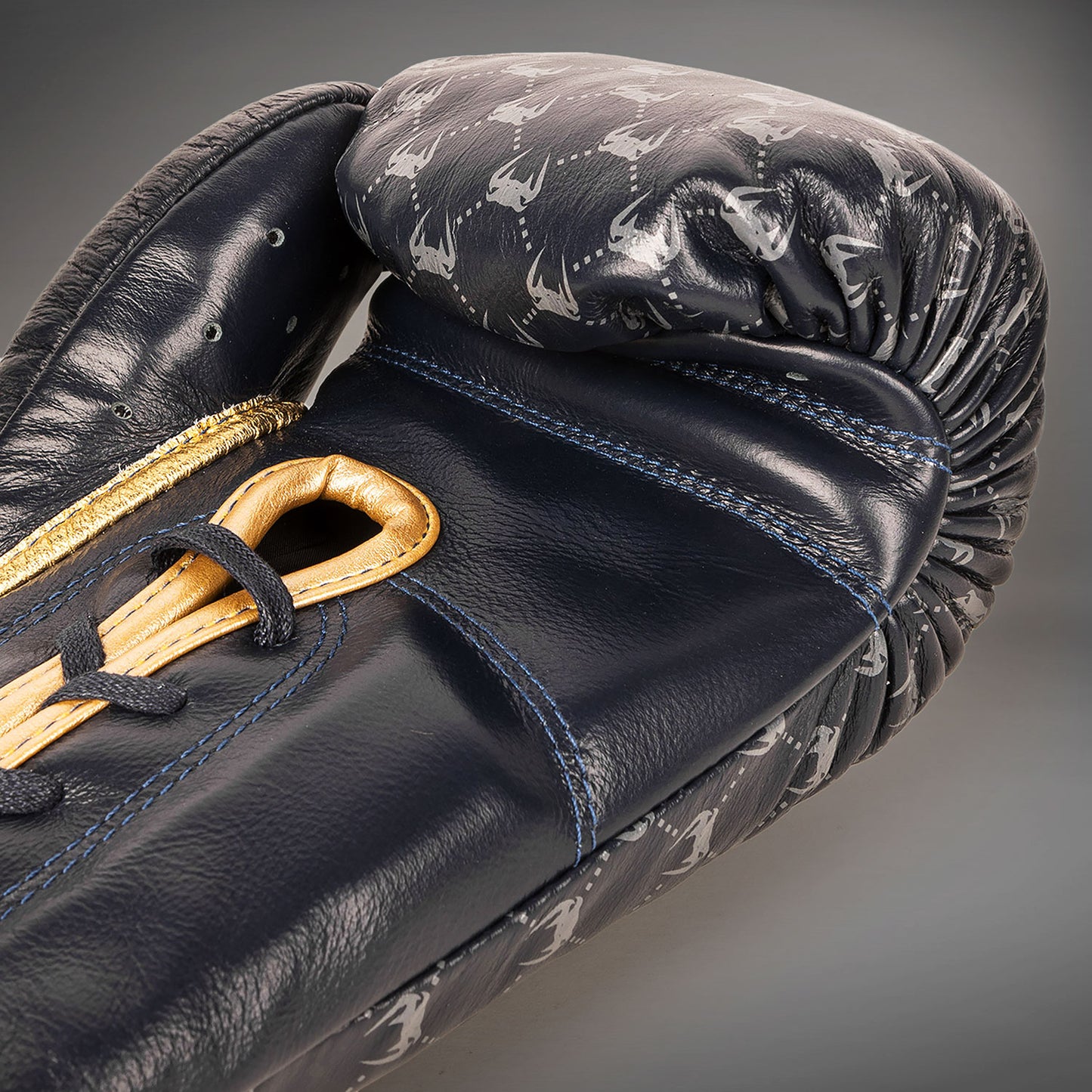 Venum Coco Monogram Pro Lace Up Boxing Gloves - State Blue