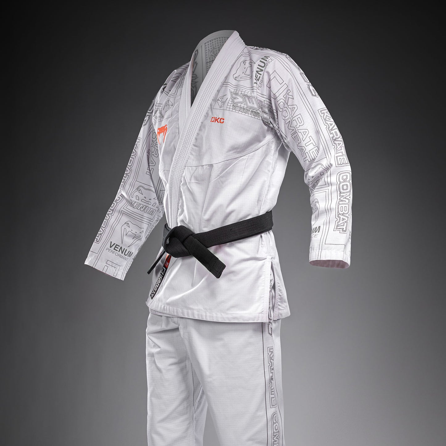 Karate Combat by Venum BJJ Gi - White/Grey  product-type_BJJ Kimonos Venum