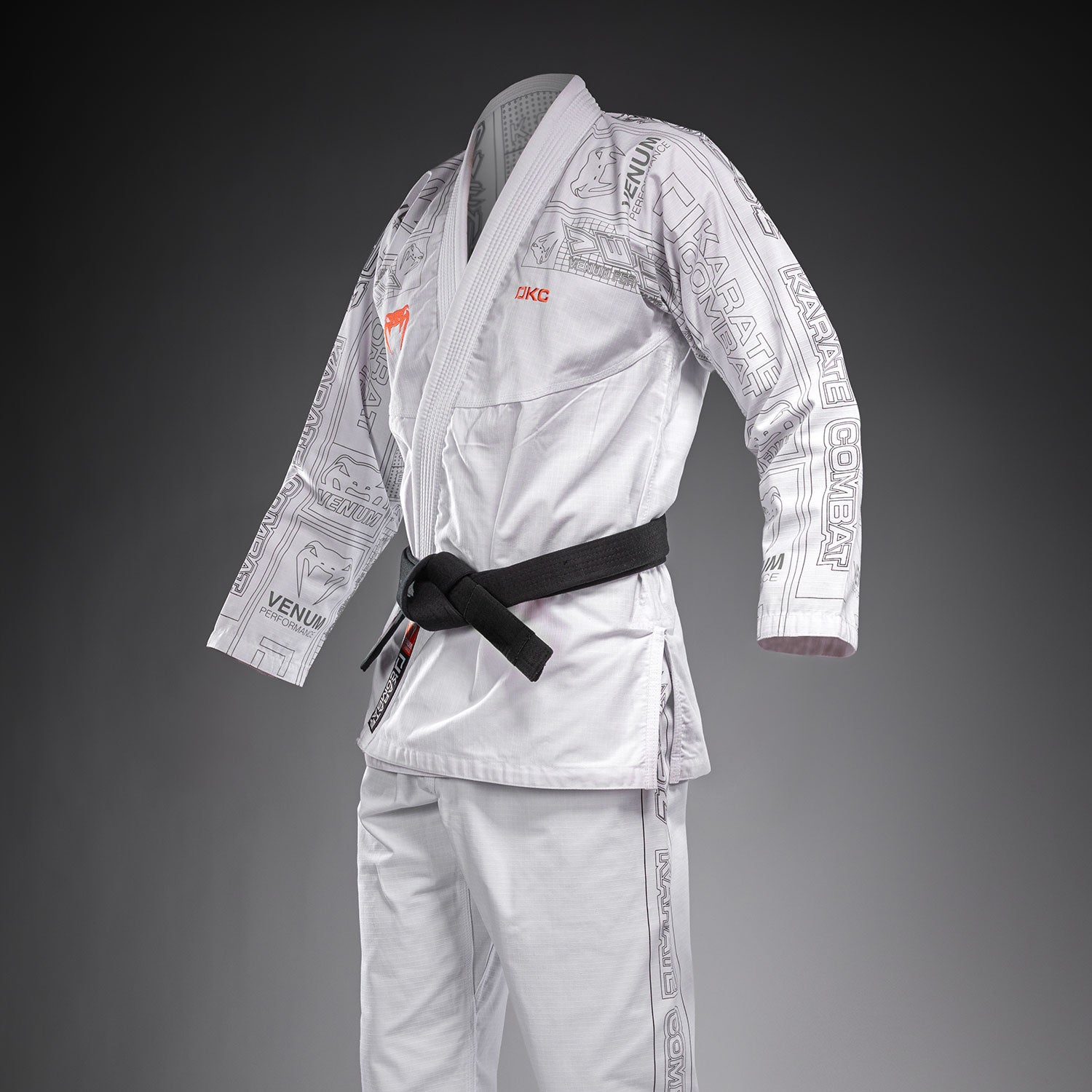 Karate Combat by Venum BJJ Gi - White/Grey  product-type_BJJ Kimonos Venum