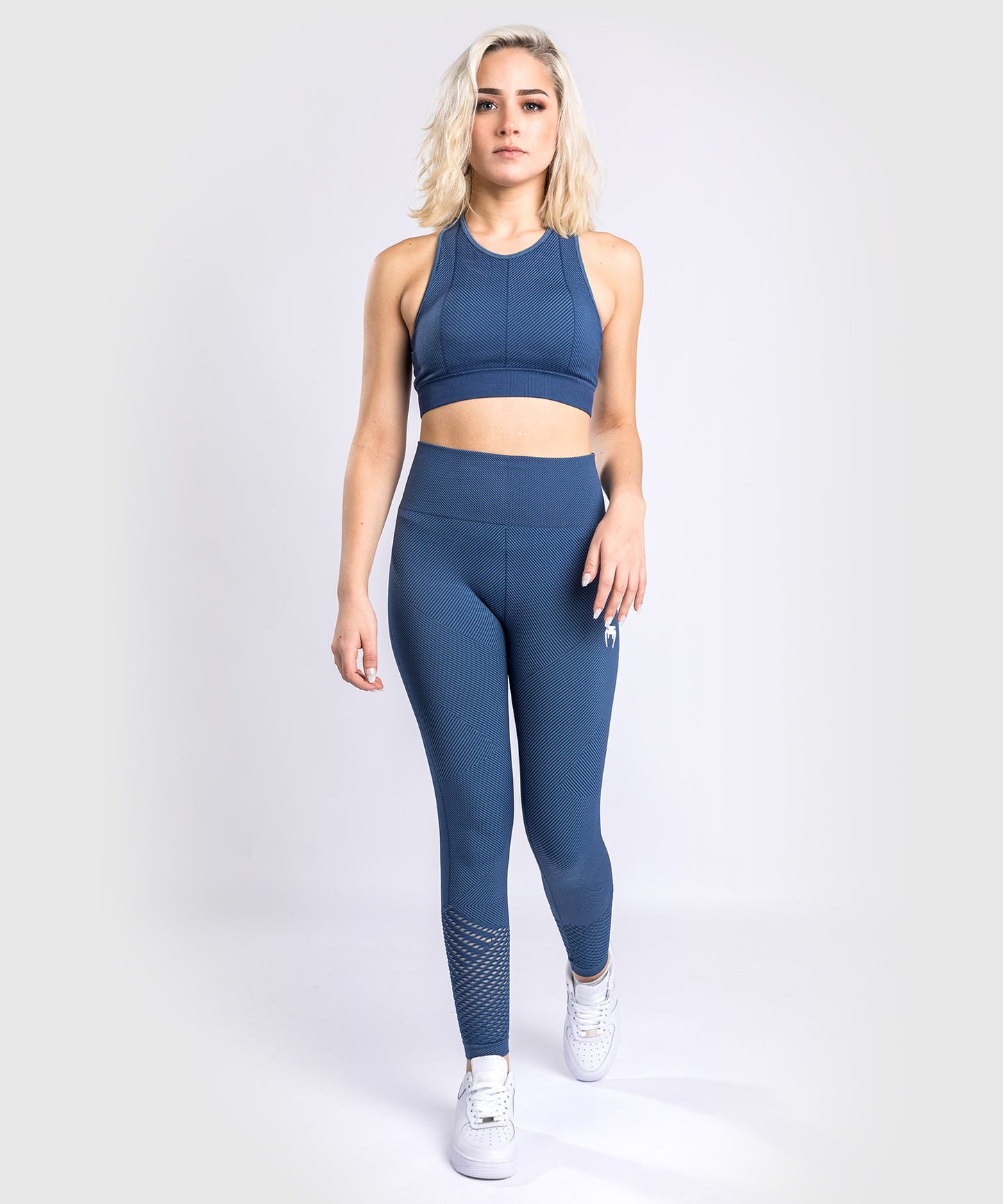 Venum Sparring Seamless 7/8 Leggings - For Women - Navy Blue