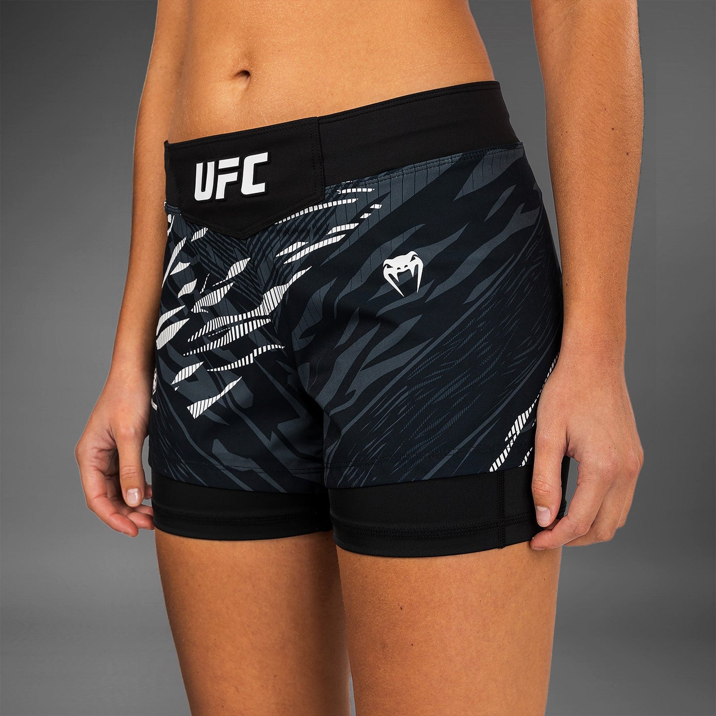 UFC Fusion by Venum Authentic Fight Night Women’s Fight Short - Black