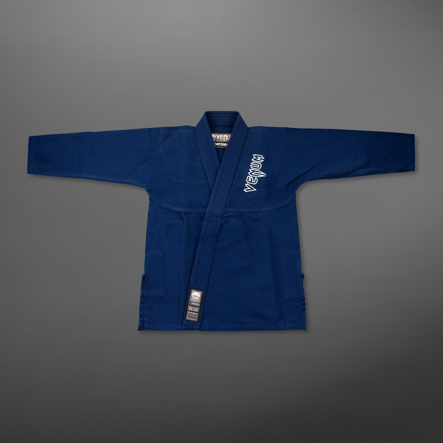 Venum Contender Kids BJJ Gi (Free white belt included) - Navy blue