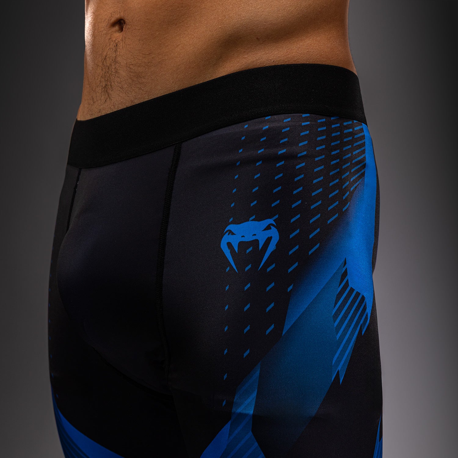 Venum No-Gi 6.0 Vale Tudo Shorts - Black/Blue  product-type_Compression shorts Venum