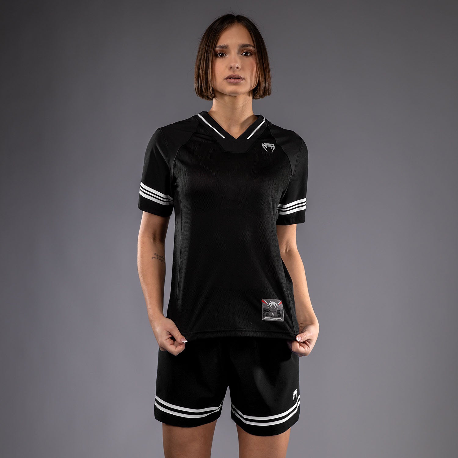 ✯24WORLD MV Jersey✯2013DVD✯フラッグ✯ Venum Women's Elite Personalized Flag Football Jersey - Black - Venum