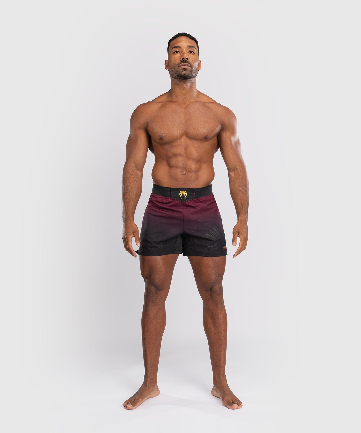 Venum Tactical XT Fight short - Black/Burgundy/Gold