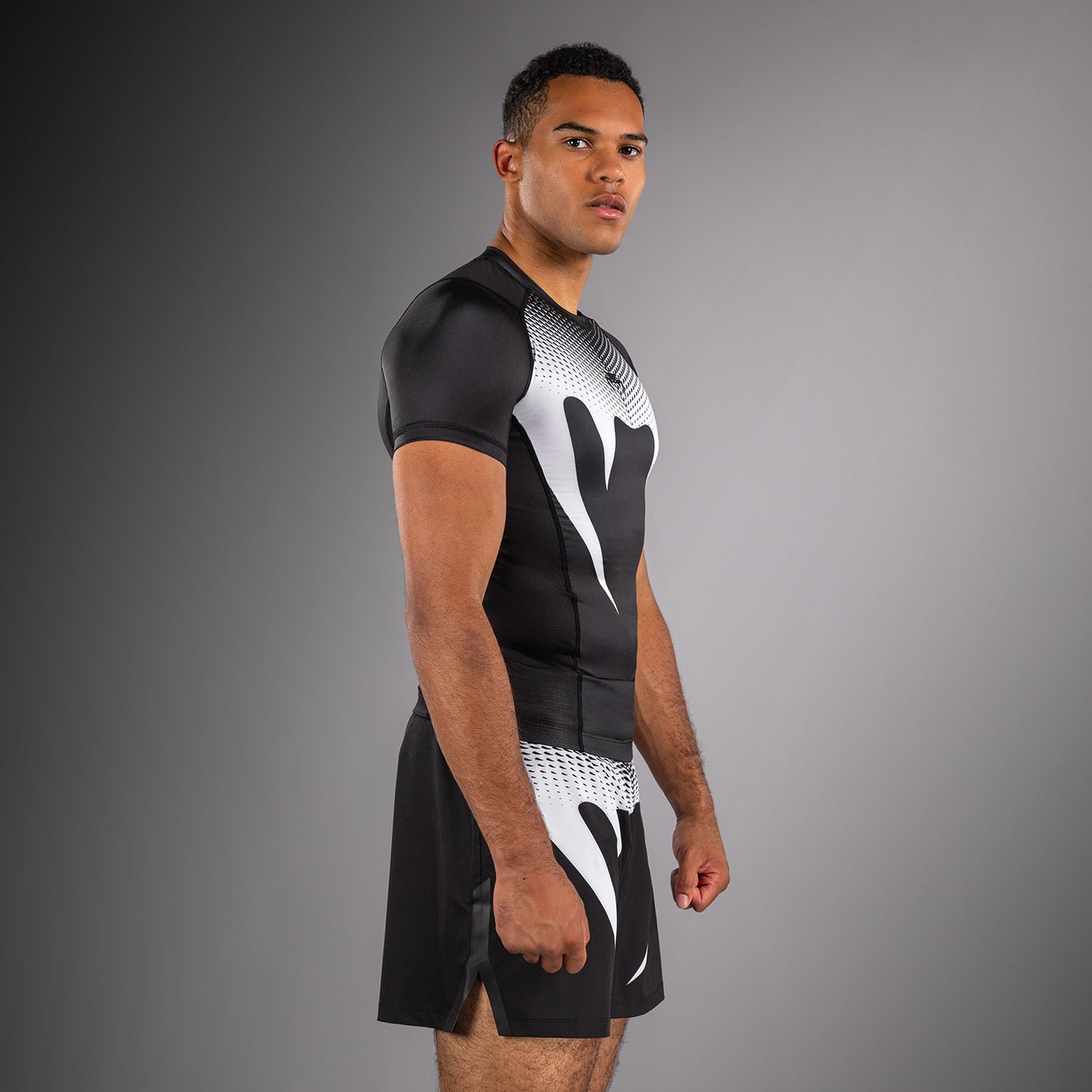 Venum No Gi Rashguards - Black/White