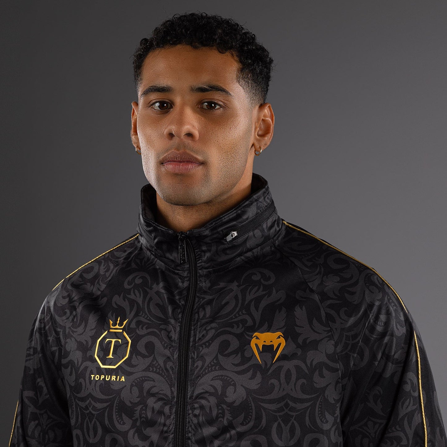 Venum x Topuria Unmatched Edition Track Jacket - Black/Gold