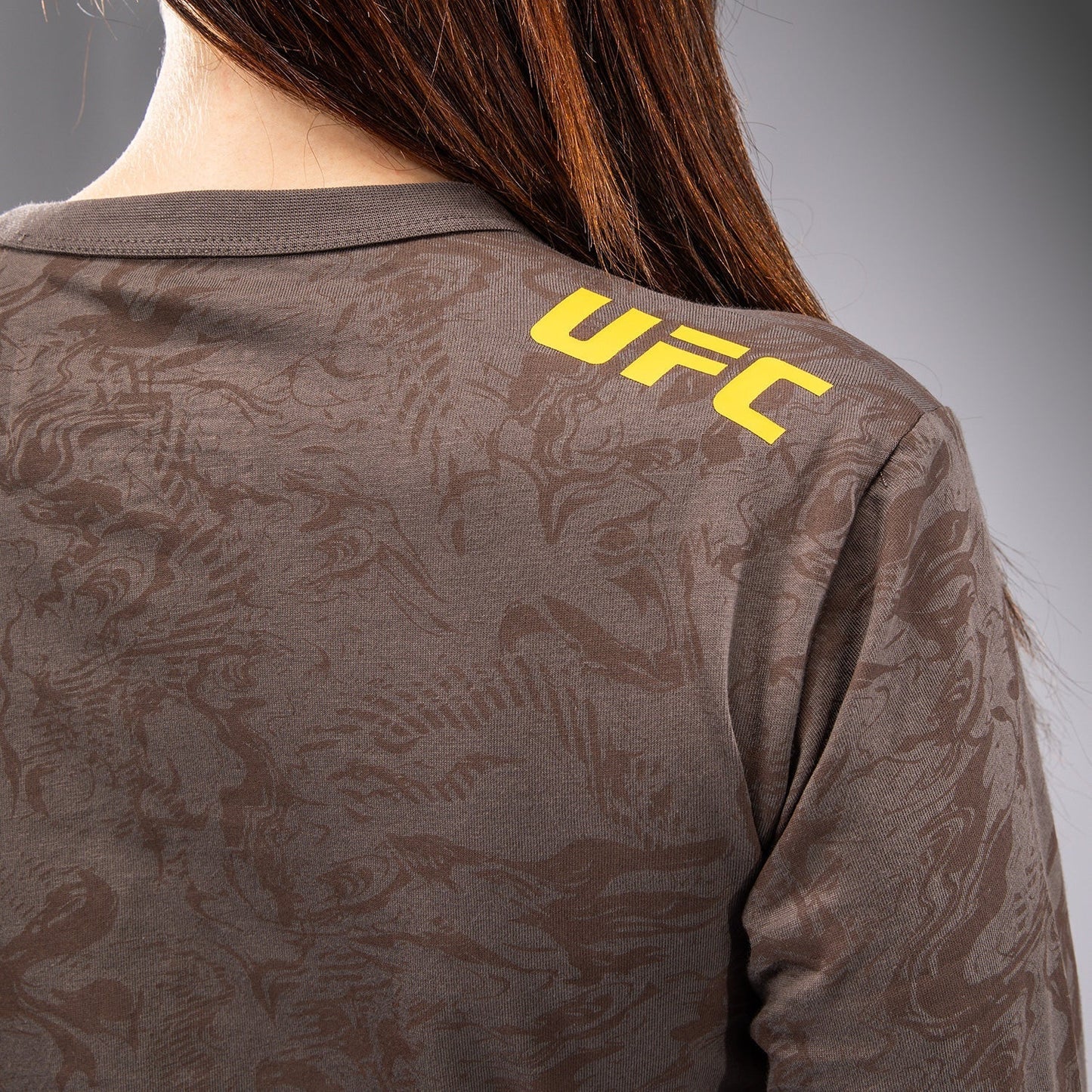 UFC Fusion by Venum Fight Week Men’s Long Sleeve T-Shirt - Earthen Brown