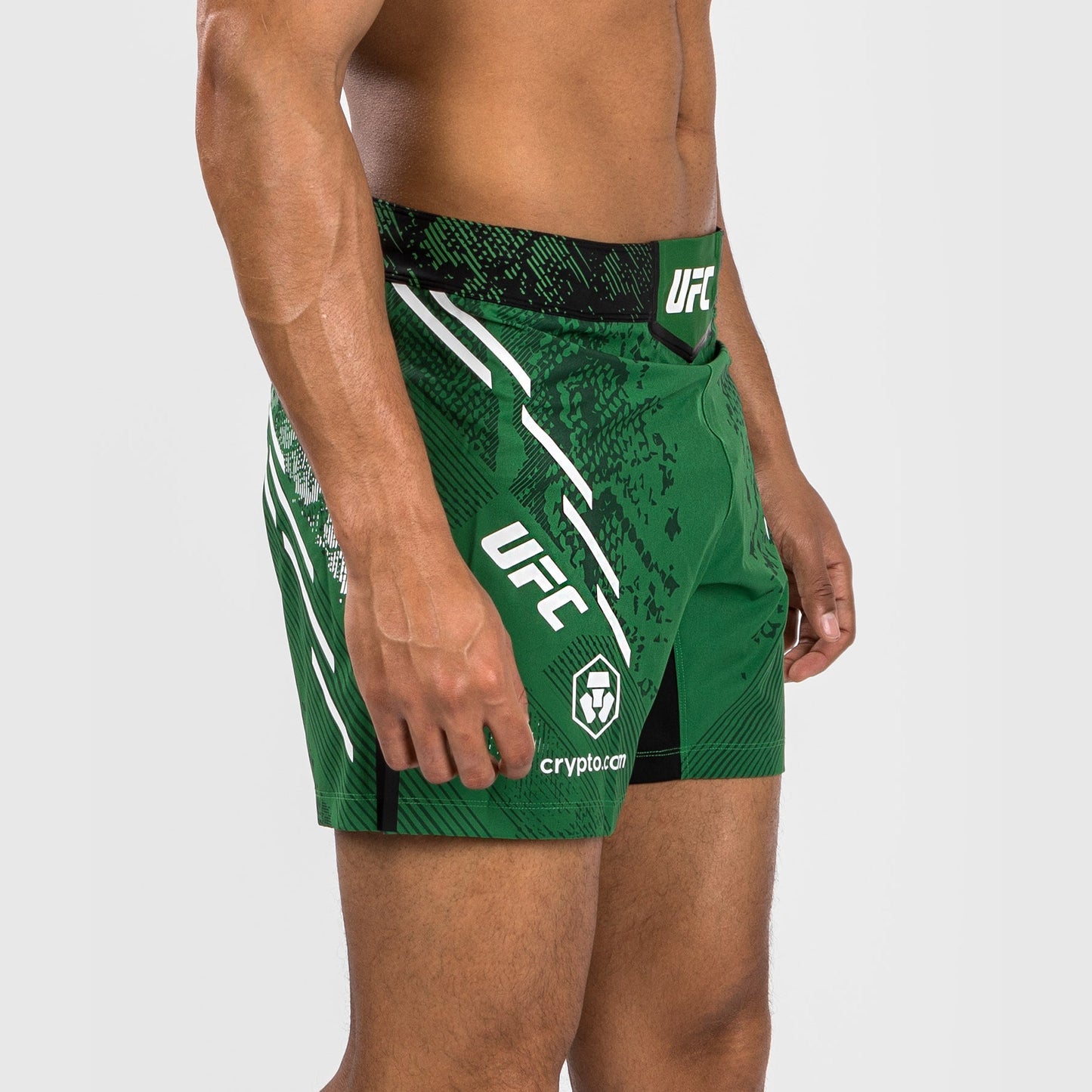 UFC Adrenaline by Venum Personalized Authentic Fight Night Men's Fight Short - Short Fit - Green