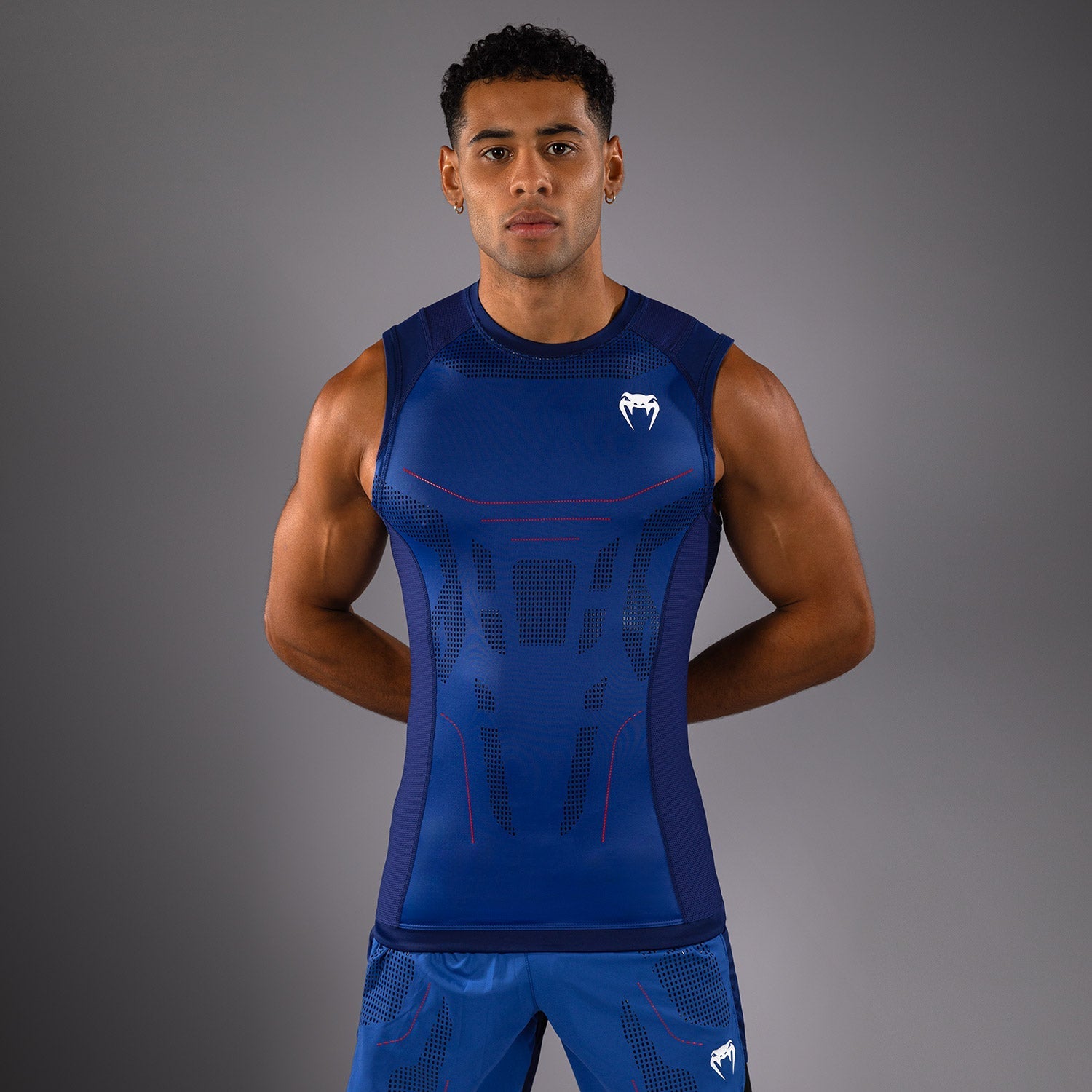 Venum Technical 3.0 Sleeveless Rashguard - Night Blue - Venum