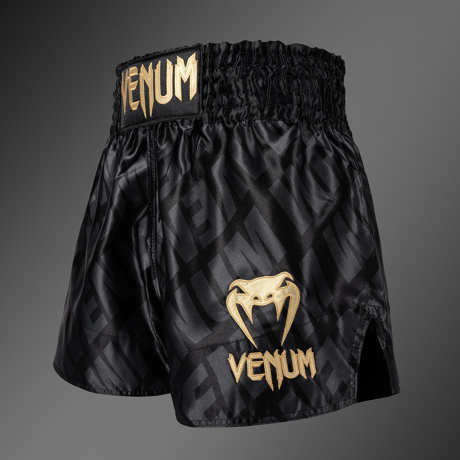 Venum Contender XT Muay Thai Shorts – Black/Gold - Venum