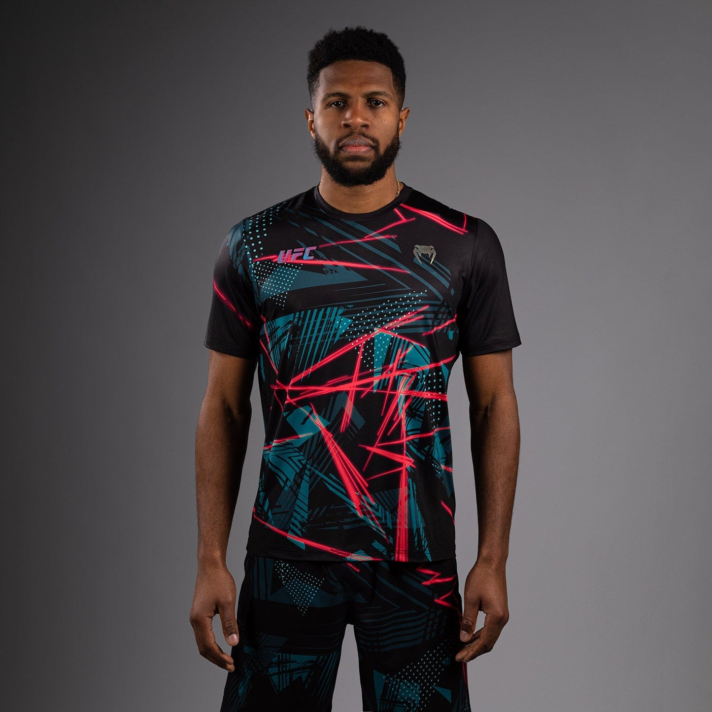 UFC Fusion By Venum Miami Edition Fight Week Men’s Dry-Tech T-Shirt - Black