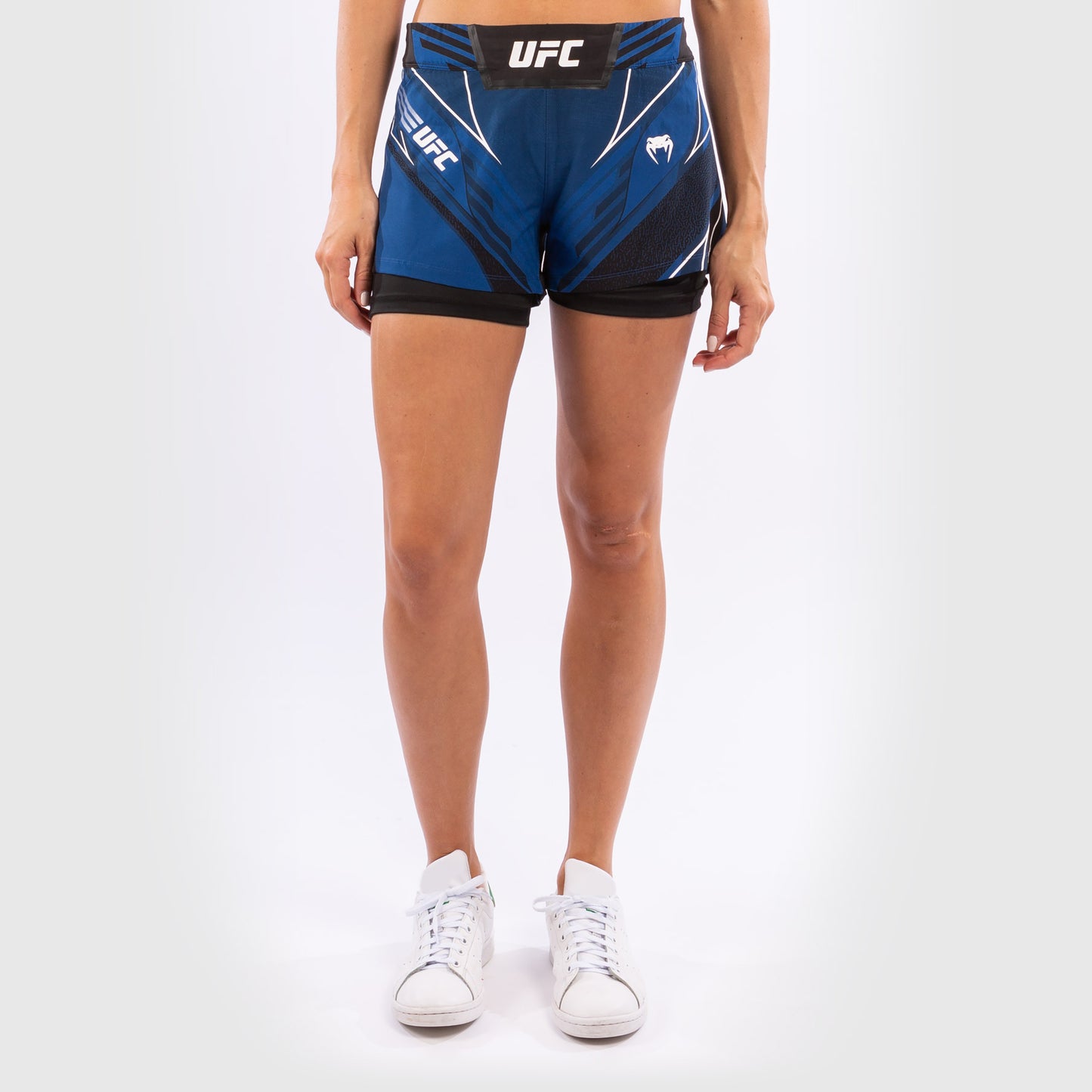 UFC Venum Authentic Fight Night Women's Shorts - Short Fit - Blue