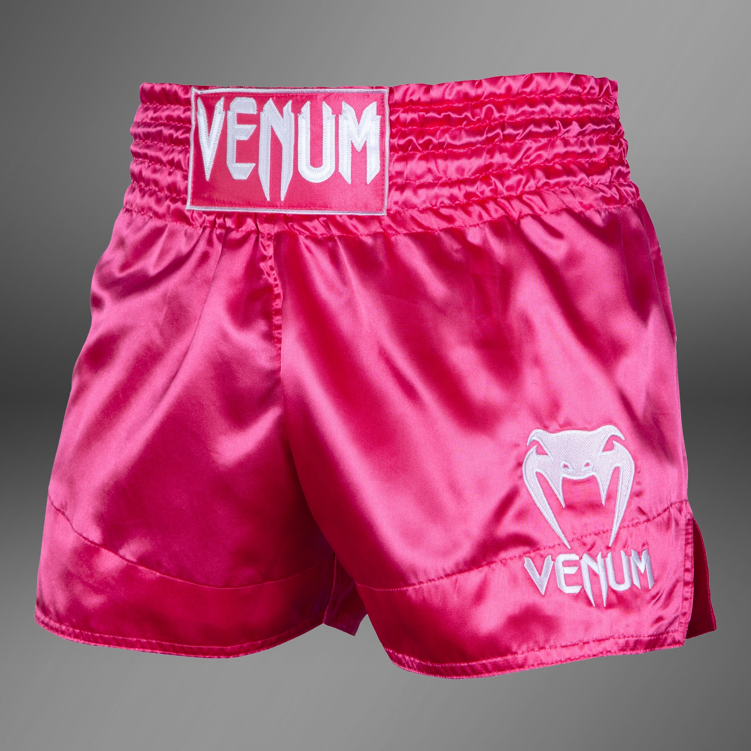 Venum Classic Muay Thai Short - Pink/White - Venum