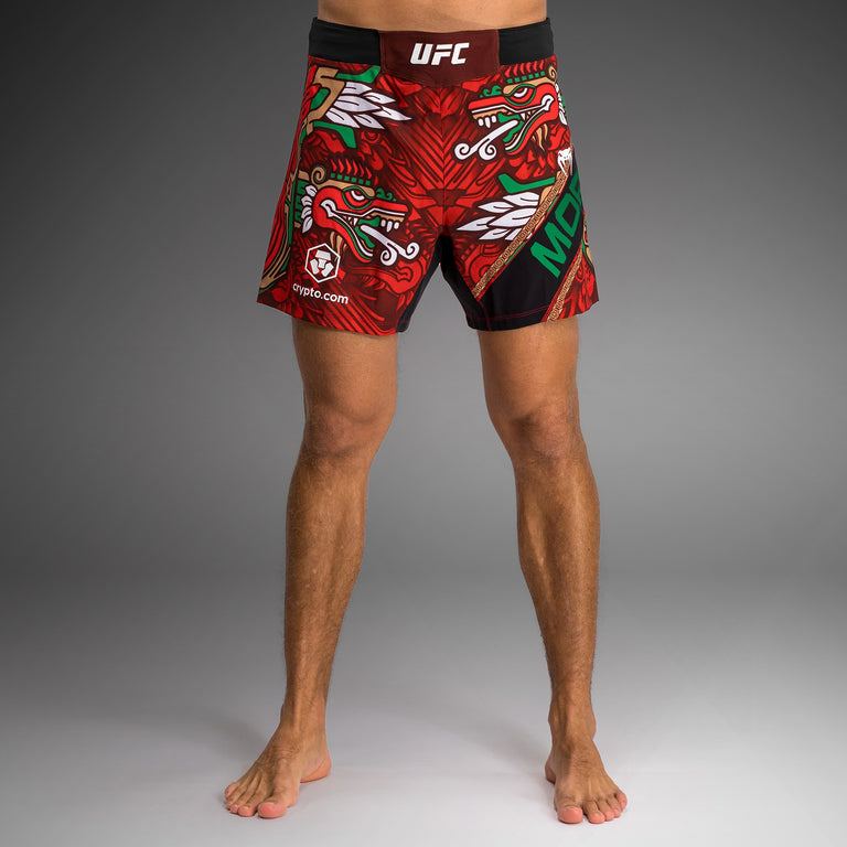 Men's UFC Unrivaled by Venum Red Brandon Moreno Short Fit Fight