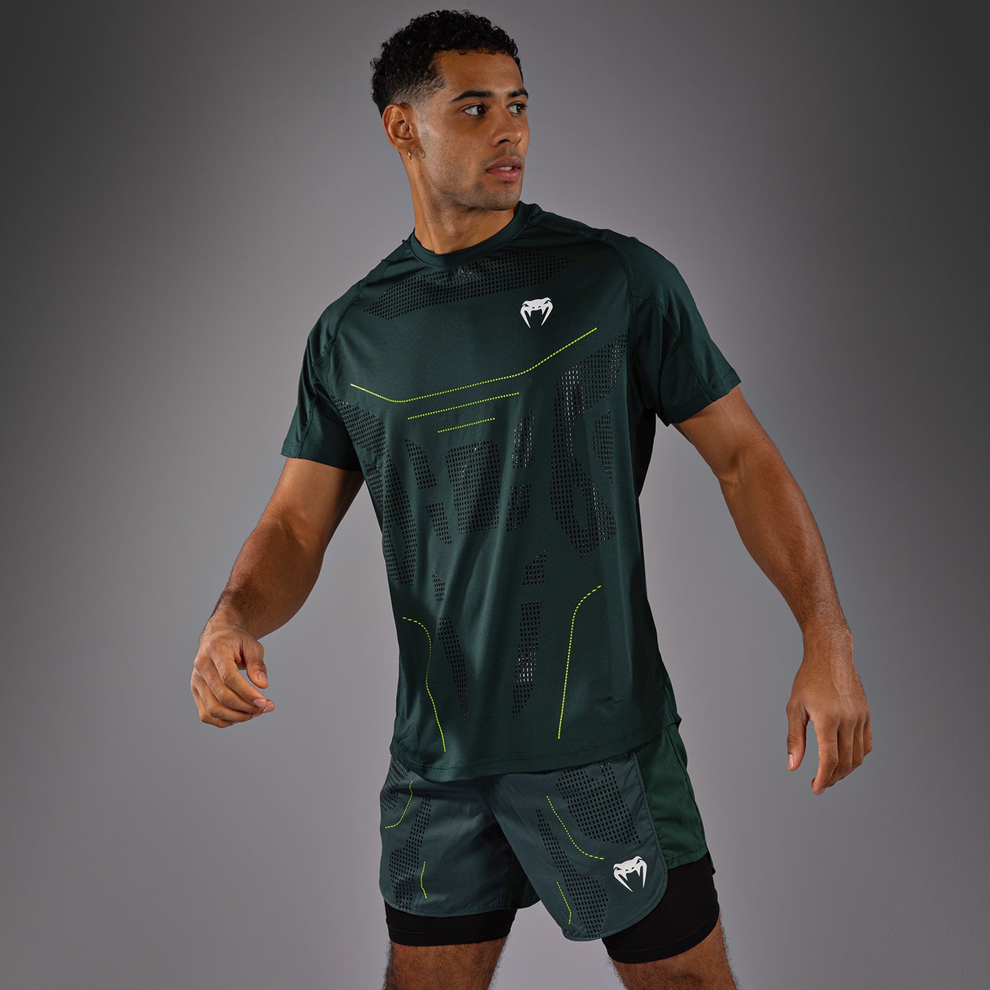Venum Technical 3.0 Dry-Tech T-Shirt - Forest Green