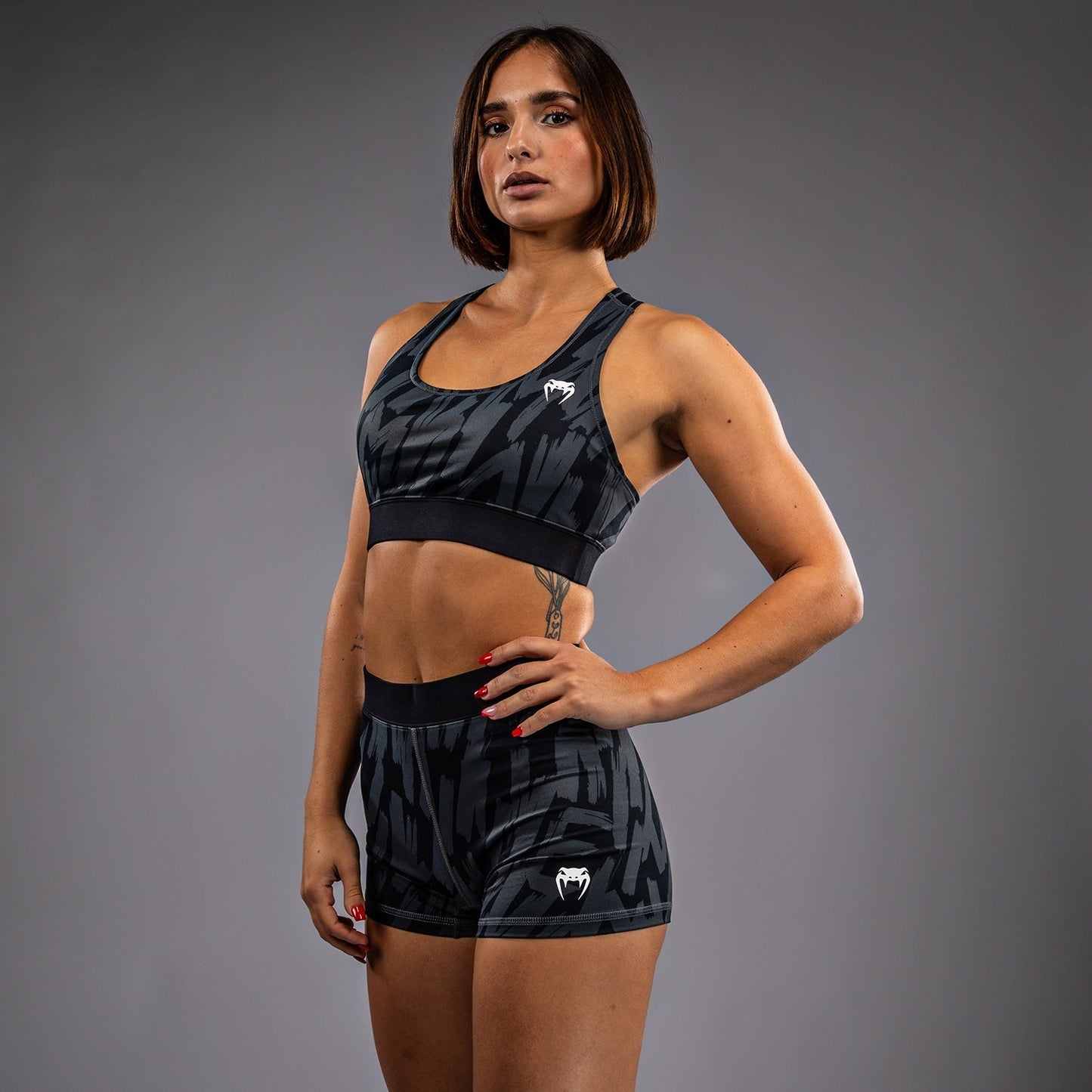 Venum Graffiti Women’s Sports Bra - Urban Charcoal