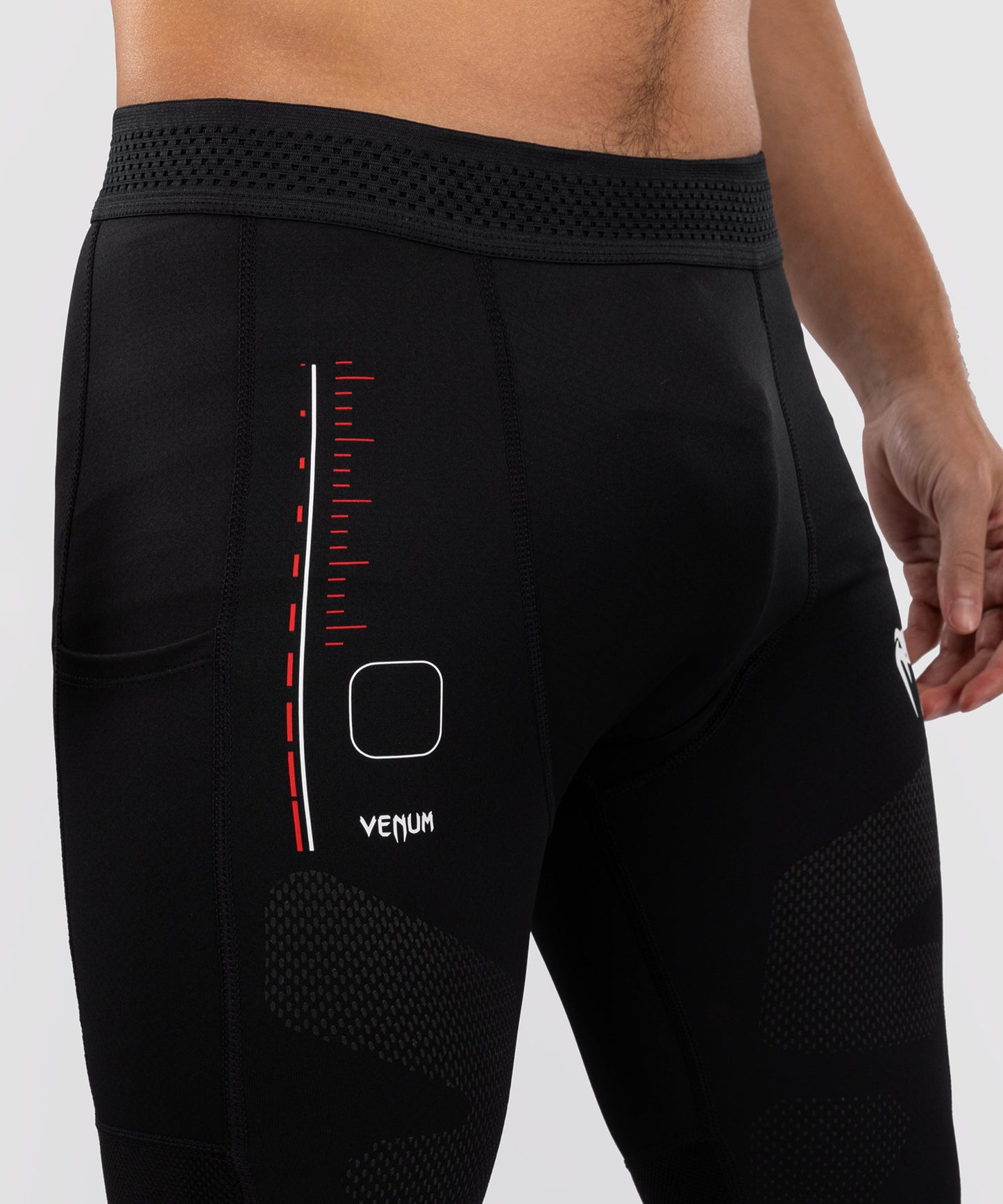Venum Tactical XT Spats - Black/Fire Red