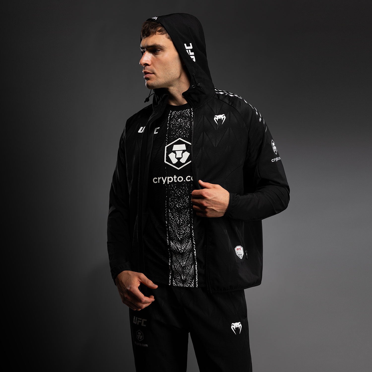 Men's UFC Zenith by Venum Black Authentic Fight Night Walkout