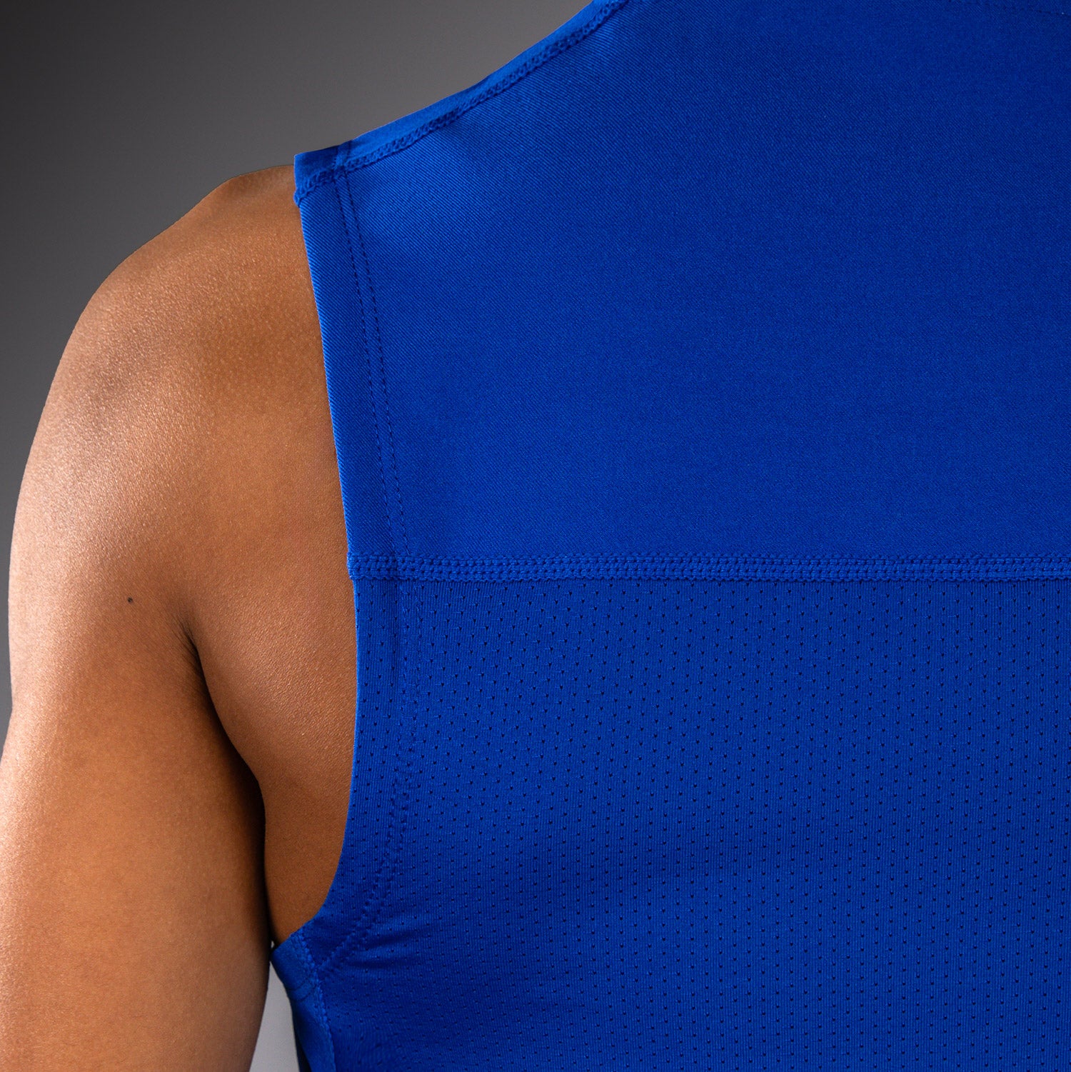 Venum Elite Kids Football Sleeveless Compression Jersey - Royal Blue  product-type_Dry Tech T-Shirts Venum