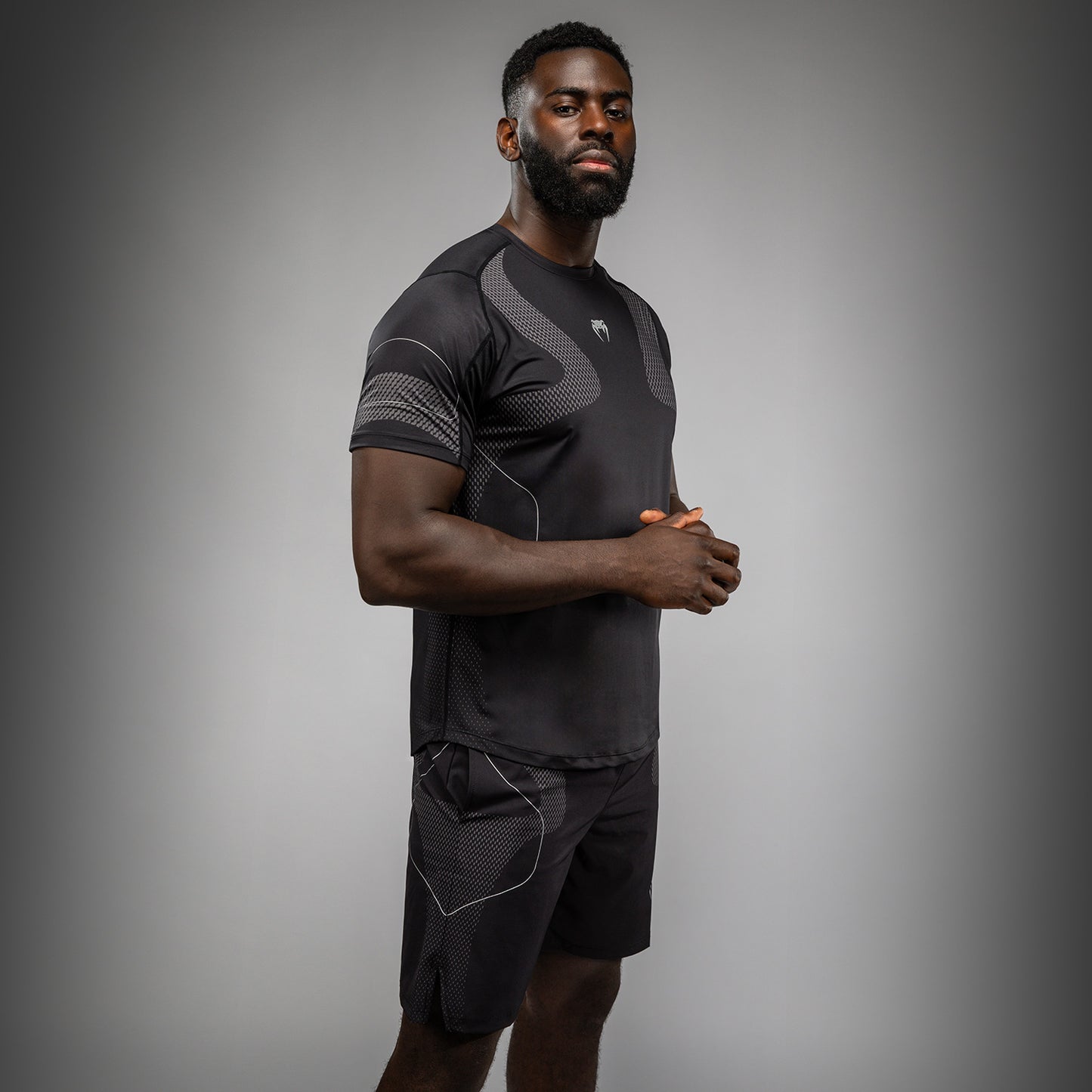 Venum Nexus Dry-Tech T-Shirt - Black/Silver